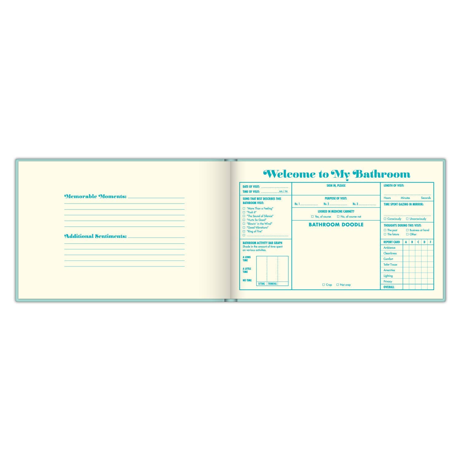 Hachette Book Group - Bathroom Guest Book