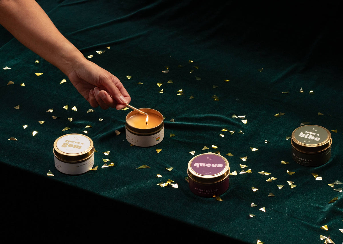 GP Candle Co. - You're a Gem Just Because 4 oz. Candle Tin