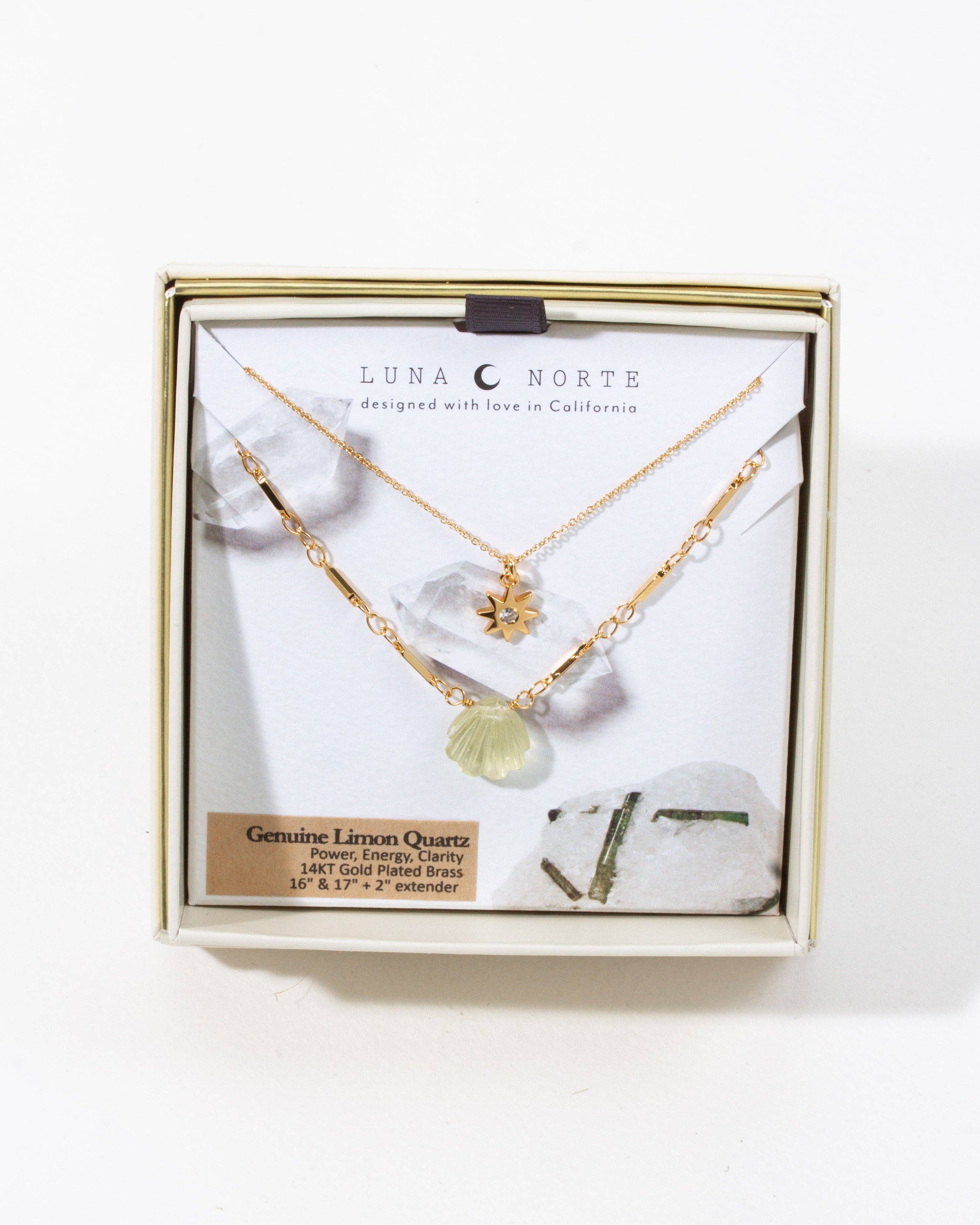 Luna Norte - Citrus Sun Necklace Set