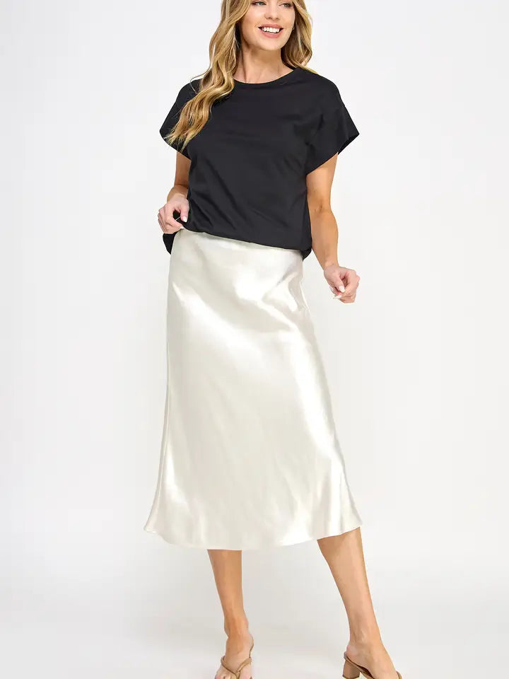 Ellison Satin skirt