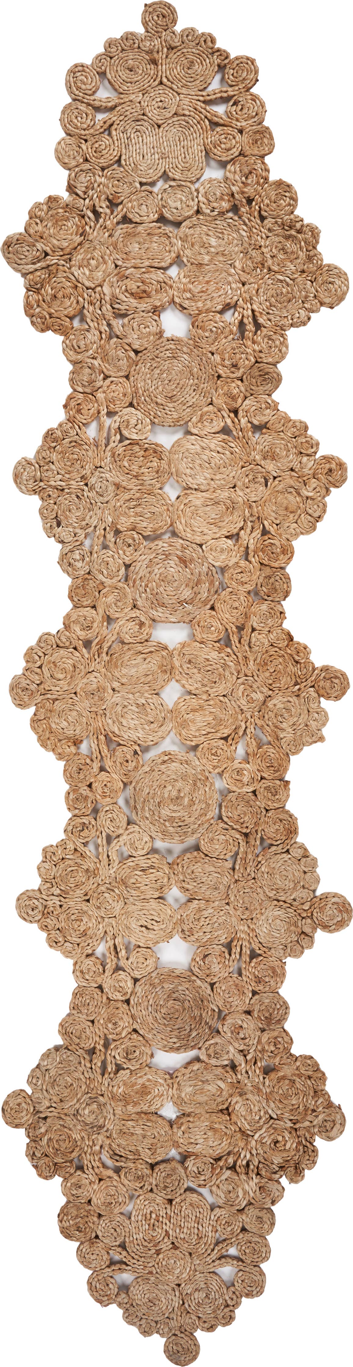 LR Home - Bordered Braided Jute Table Runner