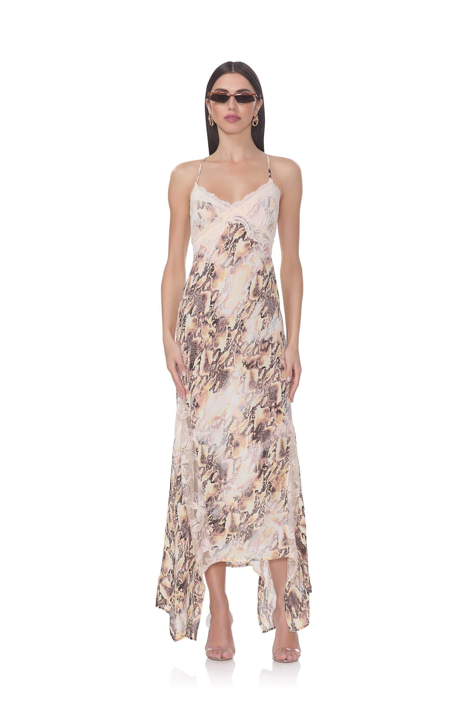 AFRM - Vince Dress - Shine Snake