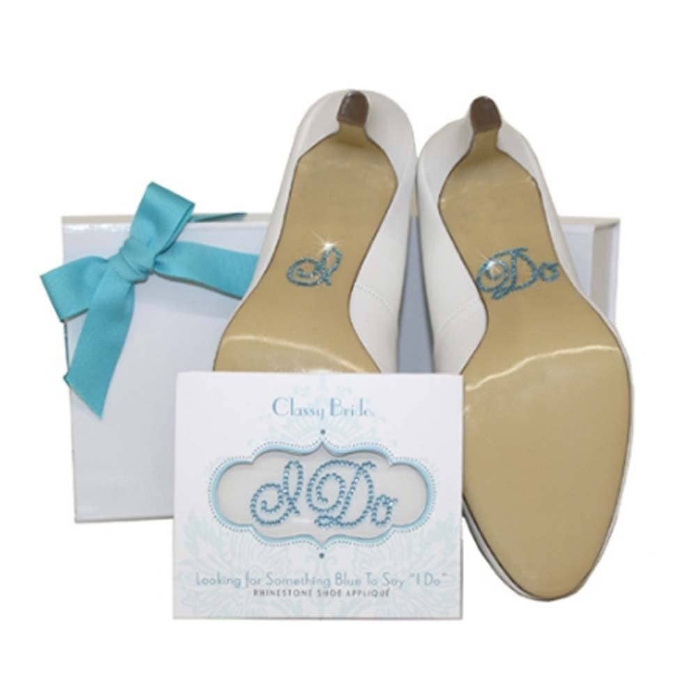 Classy Bride - "I Do" Rhinestone Shoe Applique