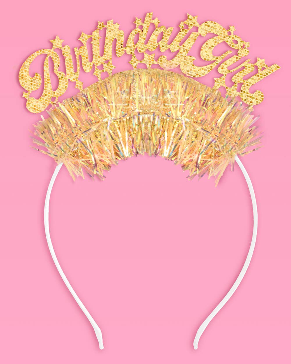 xo, Fetti - Golden Girl Birthday Headband - birthday party, accessory