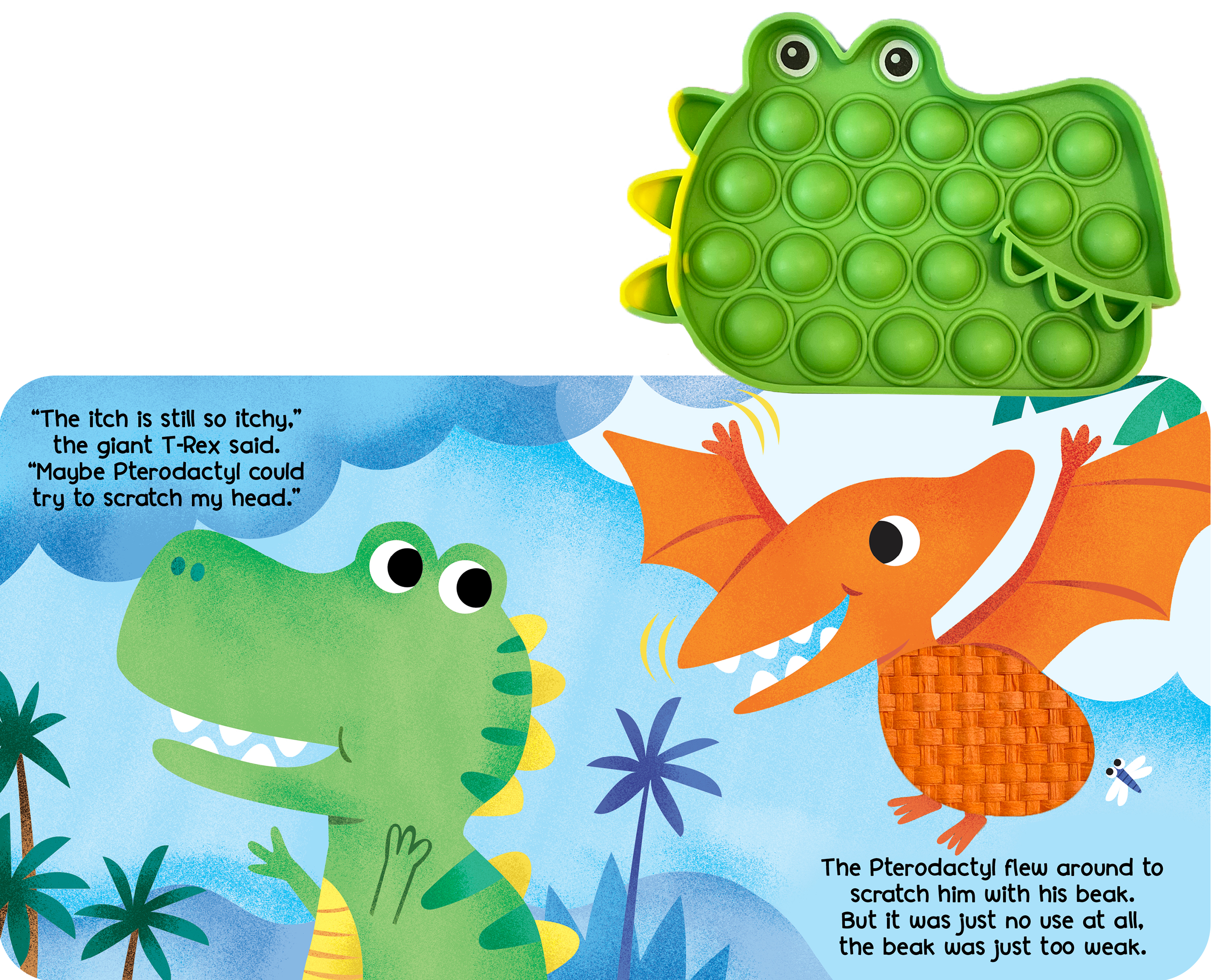 Little Hippo Books - Little T-Rex - Your Sensory Fidget Friend