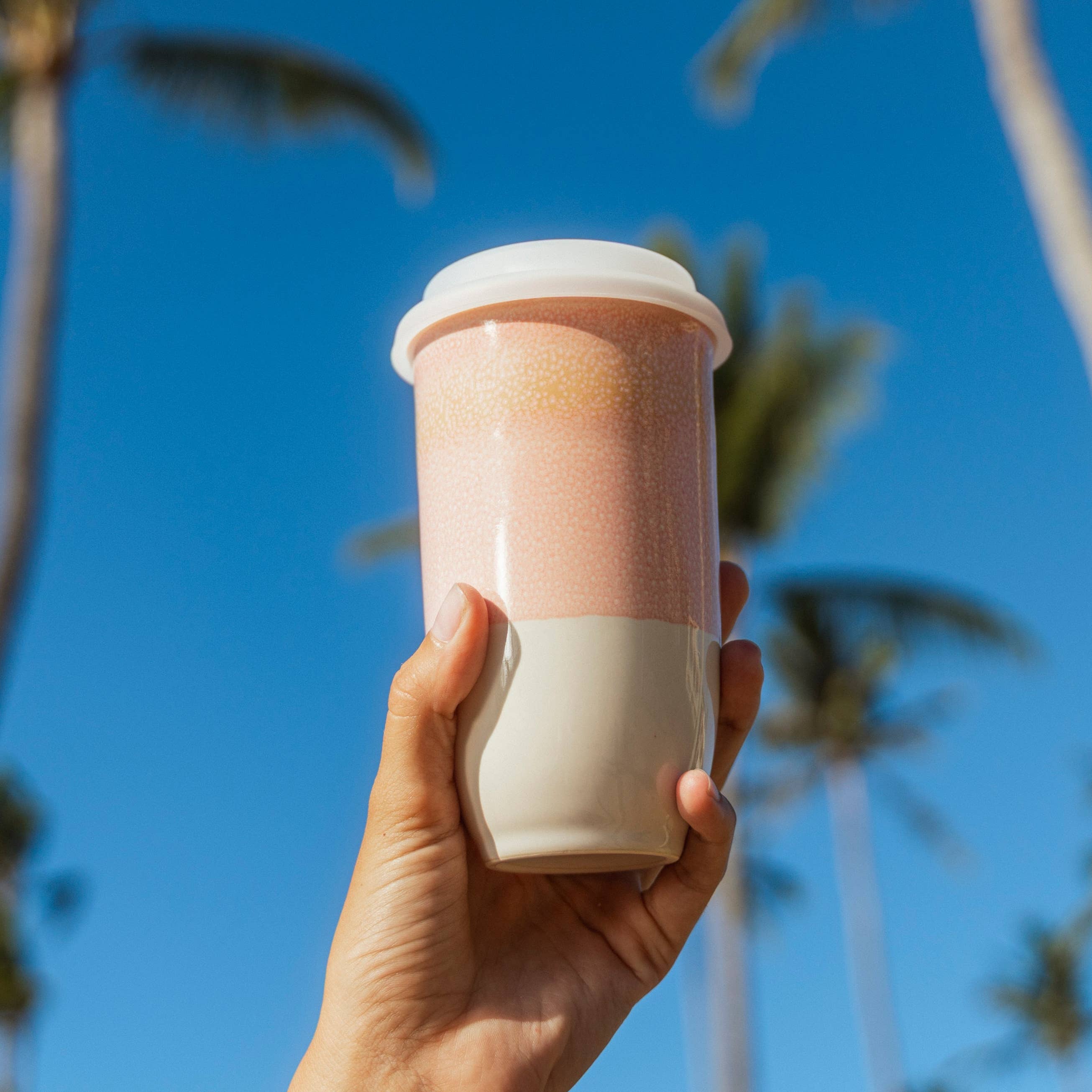 Nova Ceramics Travel Mugs - Afterglow Cup 16oz (Includes Lid & Band)