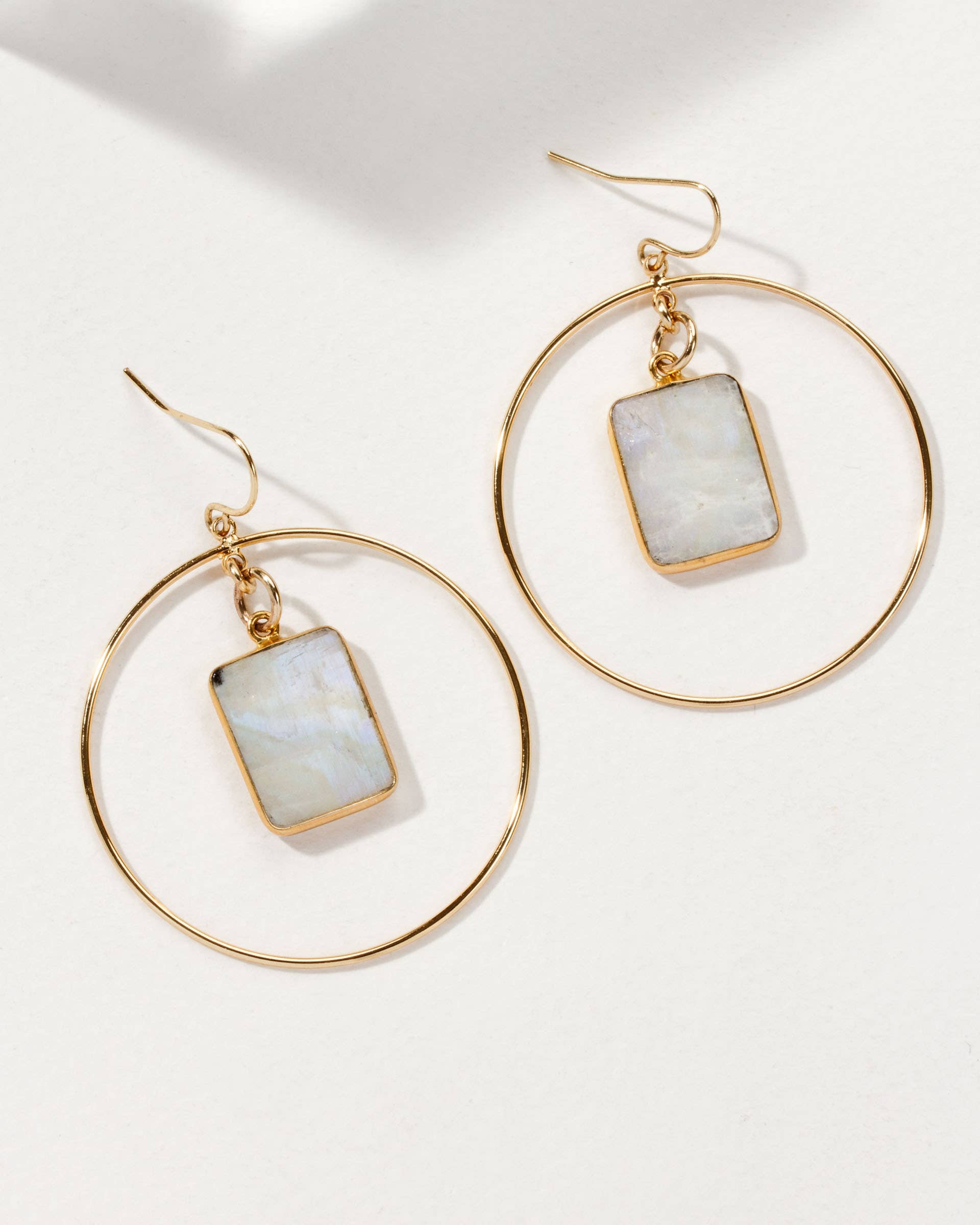 Luna Norte - Stoney Hoop Earrings-