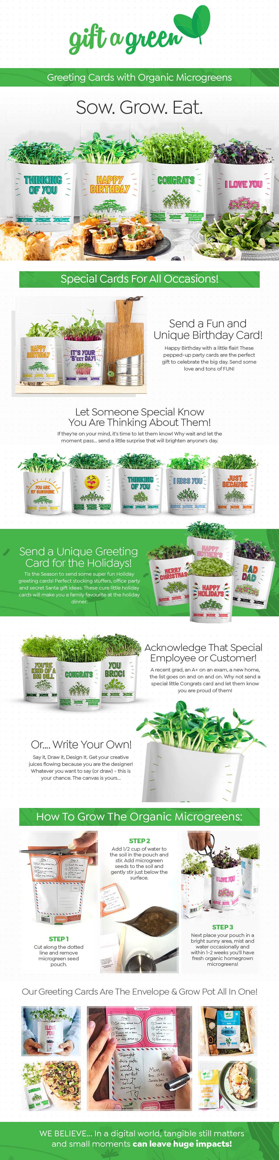 giftagreen -Greeting Card Pouch