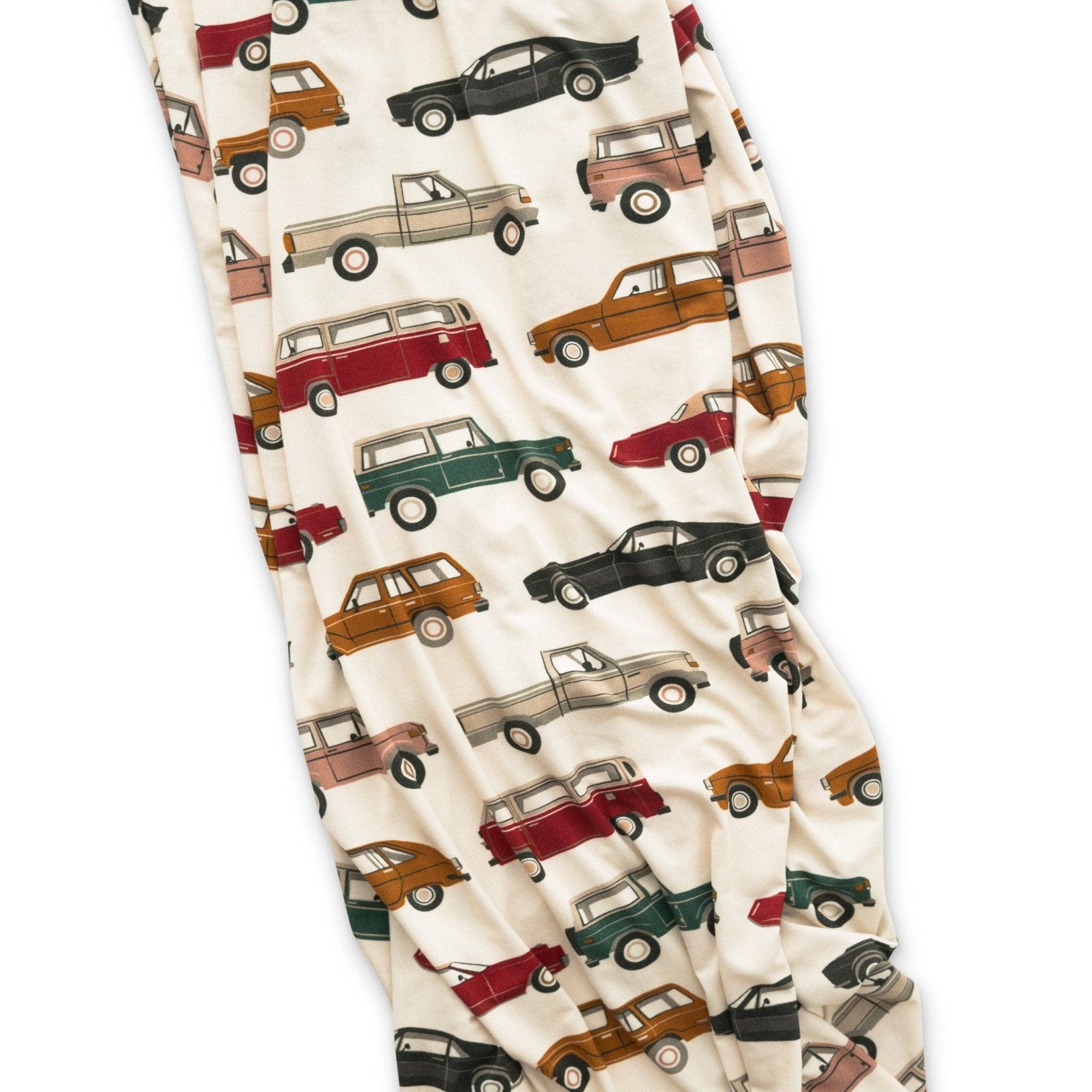 Ellie Sue - Cars Stretch Swaddle Blanket