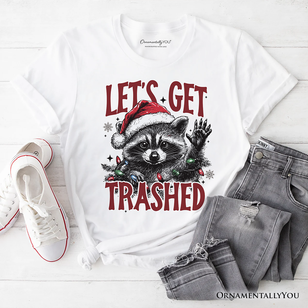 Let's Get Trashed Christmas Raccoon