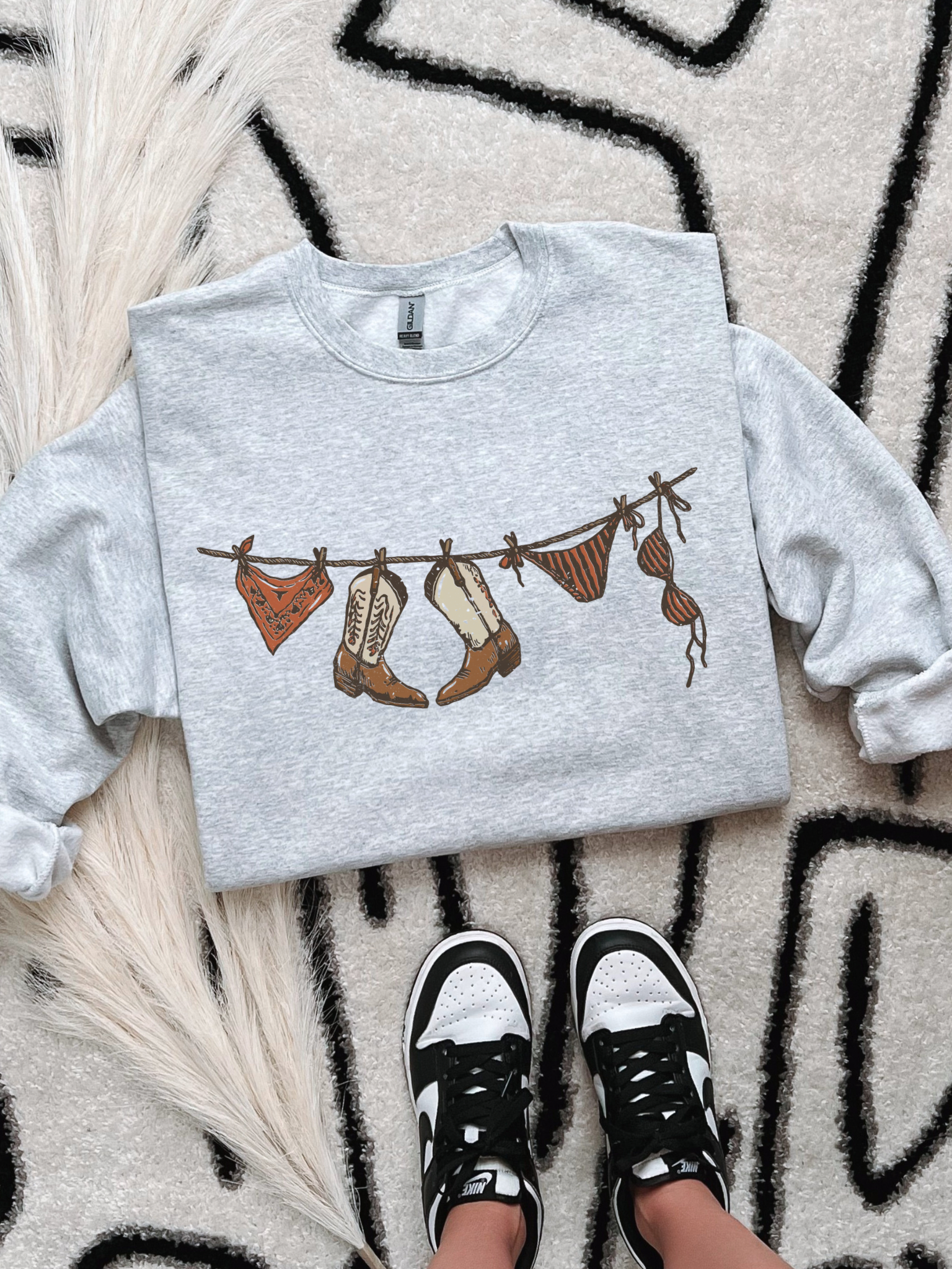 Gunpowder and Glam Boutique - Cowgirl Summer Tee or Crewneck