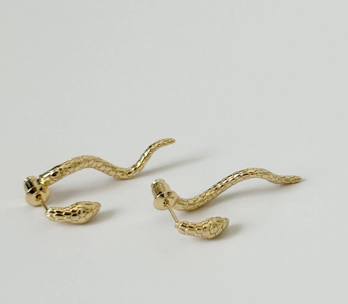 Tramps+Thieves - Cleo Serpent Earrings
