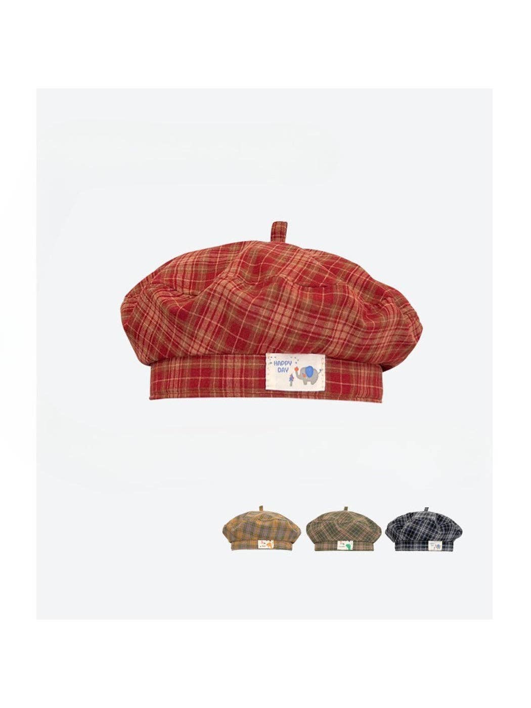 Funkyrelยฎ Atzbranding Limited - Haila - Plaid Patch Casual Beret Hat