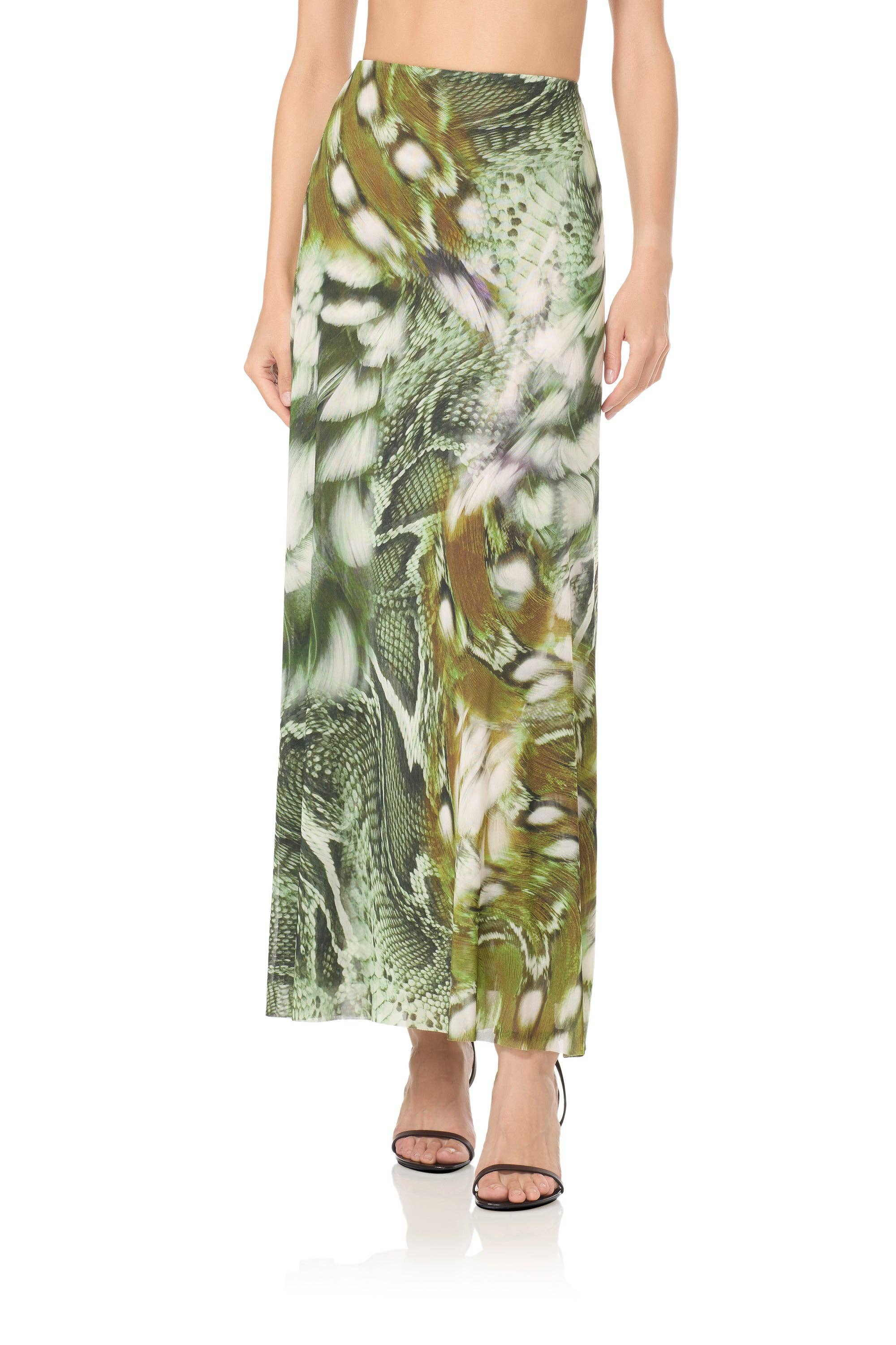 AFRM - Sera Skirt - Vintage Swirl Snake