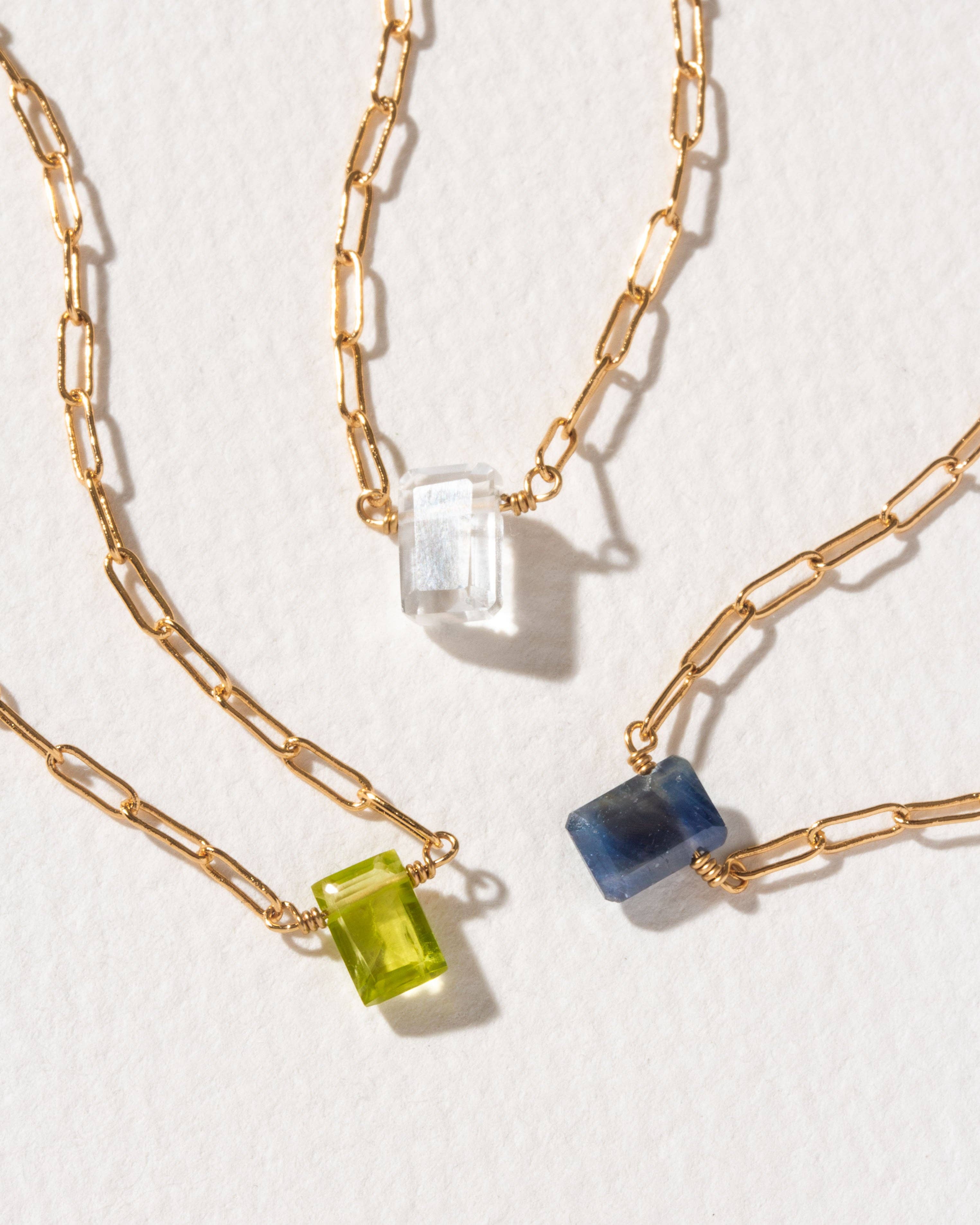 Luna Norte - Prism Gems Birthstone Necklace - August