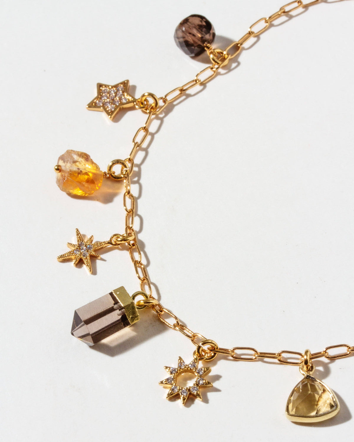 Luna Norte - Golden Stardust Charm Necklace