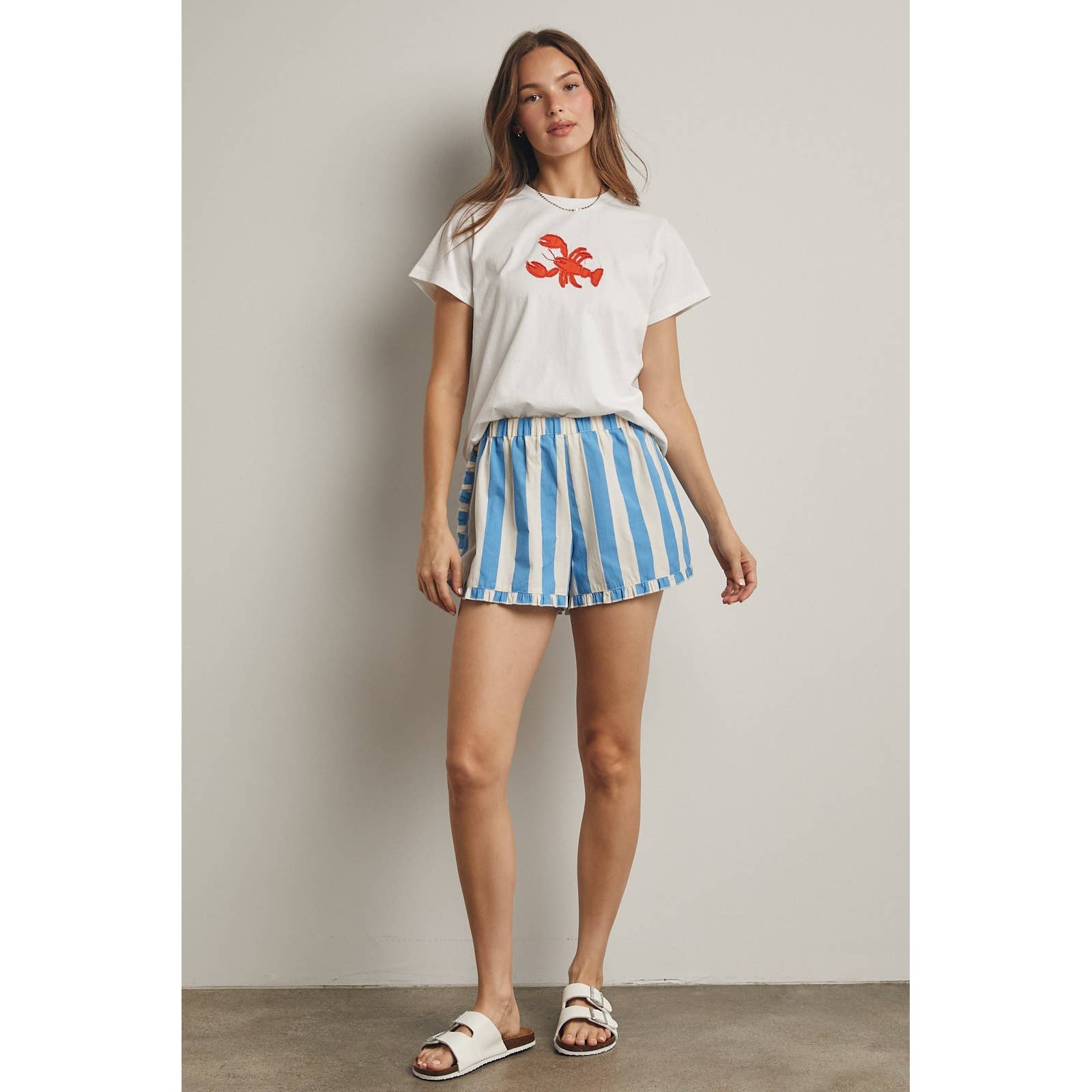 HIDDEN CONTRAST STRIPED SHORTS