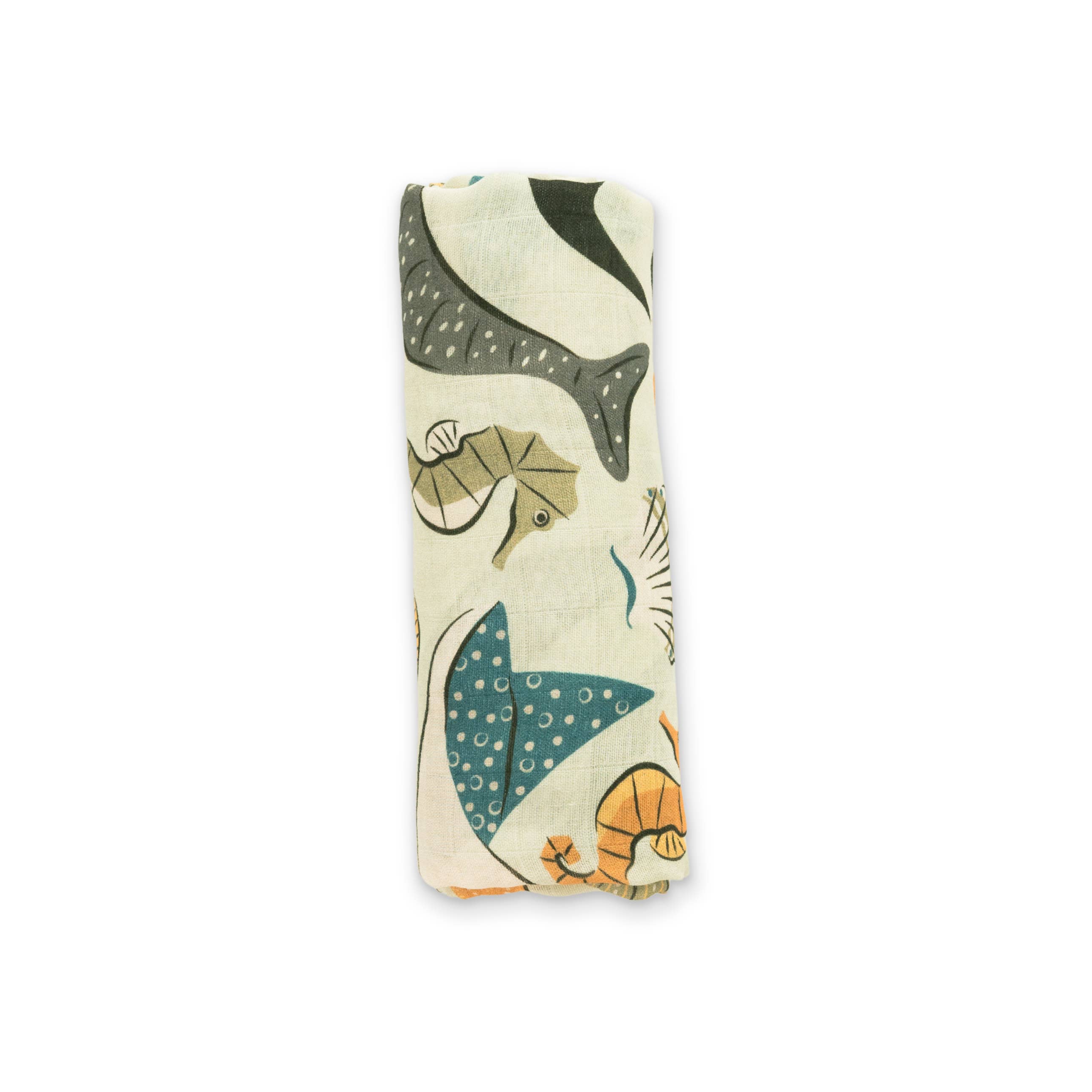 Ellie Sue - Seabound Muslin Swaddle Blanket