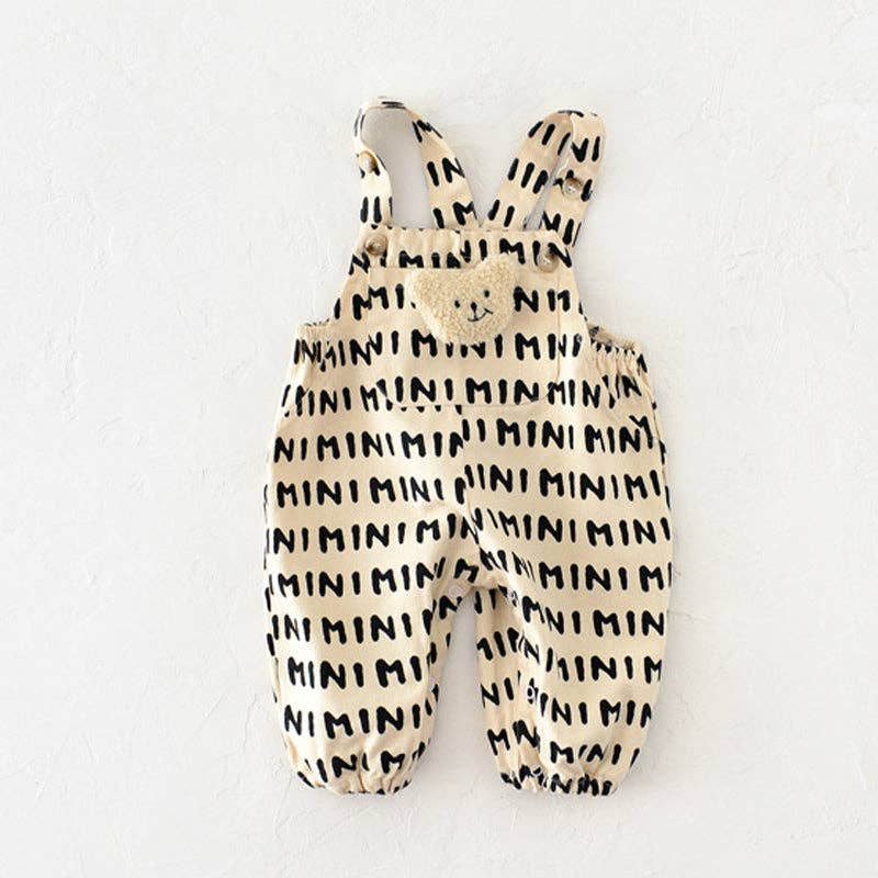 shoplittleswan - Baby Bear Adjustable Striped Overalls