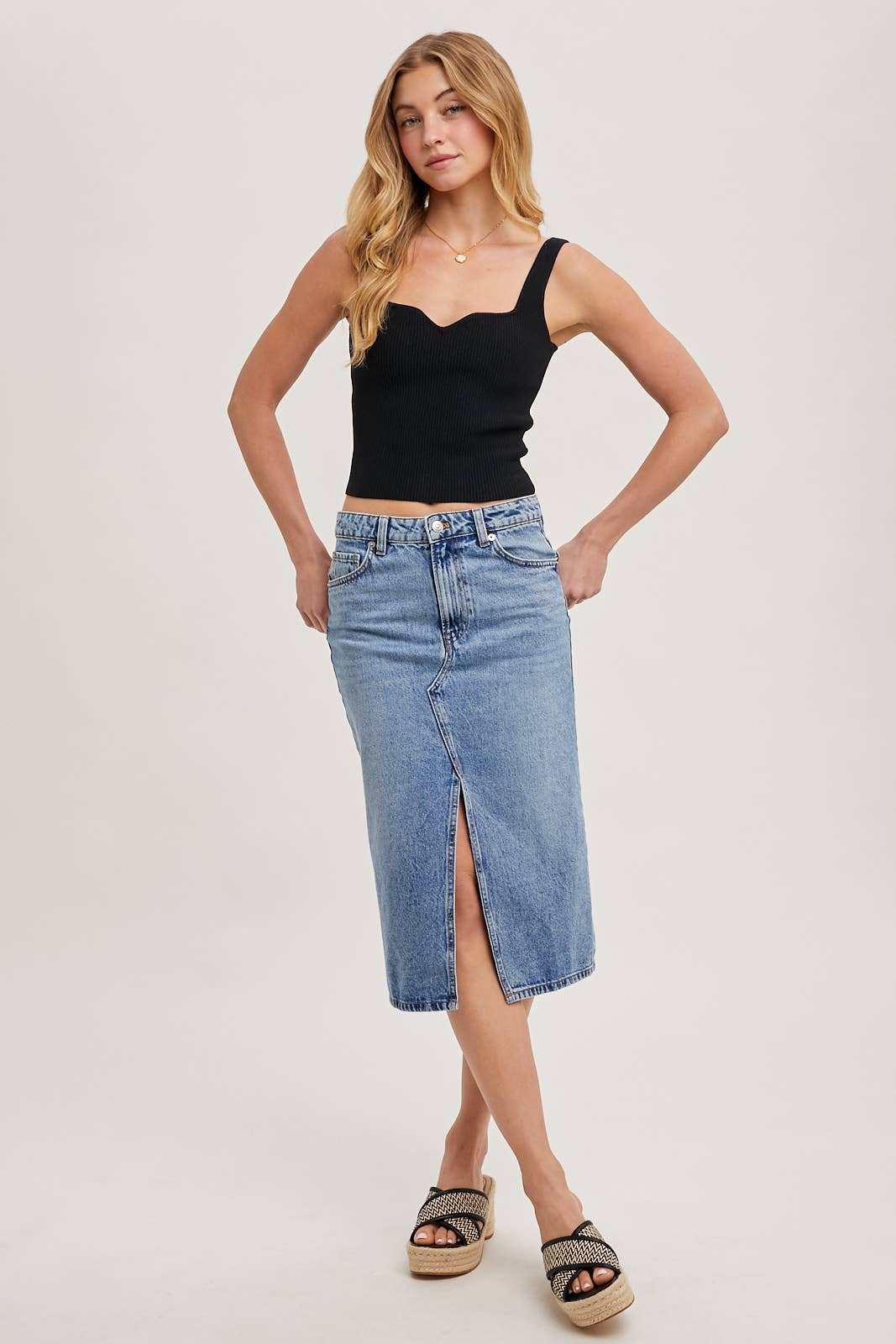 Bluivy - ESSENTIAL RIBBED TANK