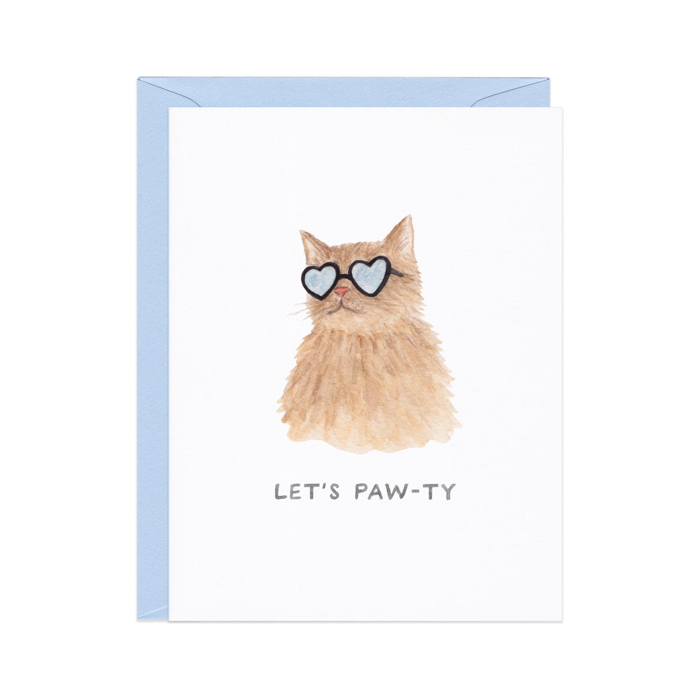Amy Zhang - Let's Paw-ty — Cat Lovers Funny Animal Birthday Card