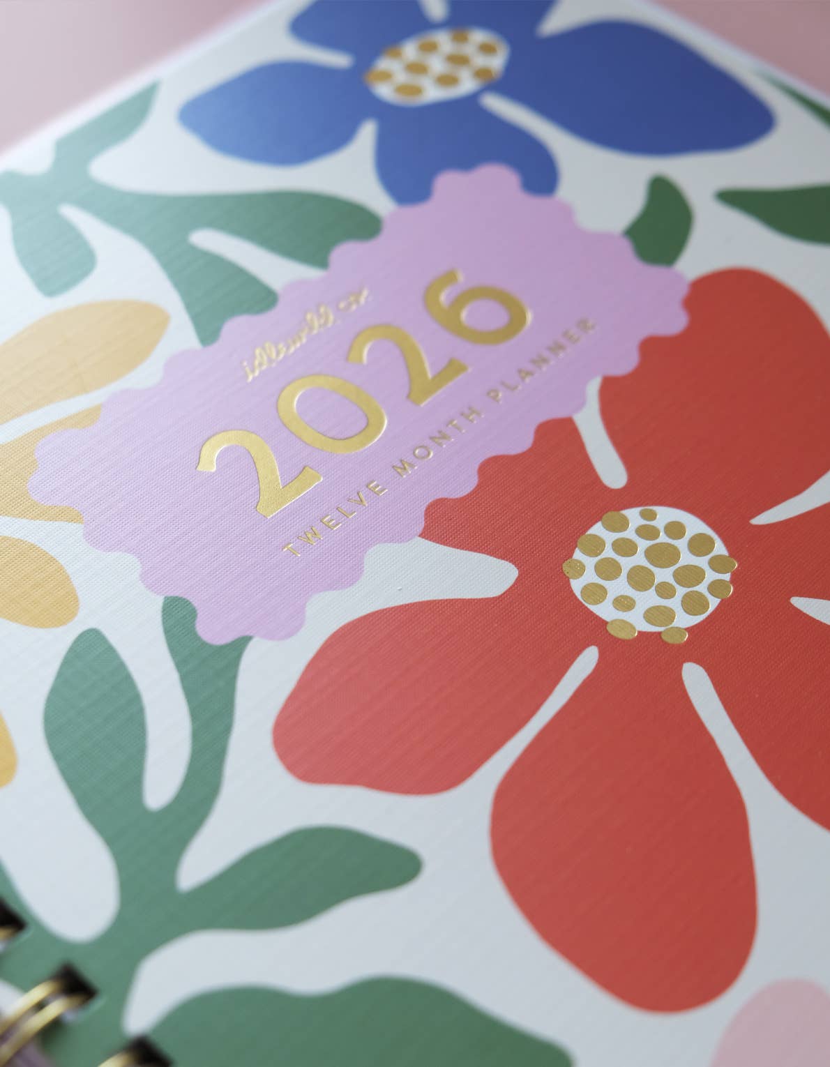 Idlewild Co. - 2026 Fullsize Softcover Planner, Primary Blooms