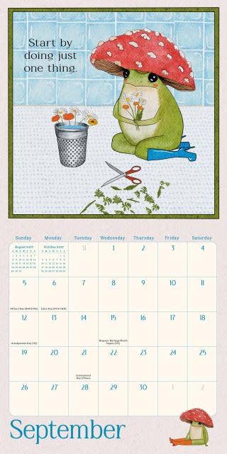 Hachette Book Group - Little Frog's Guide to Self-Care Mini Wall Calendar 2027