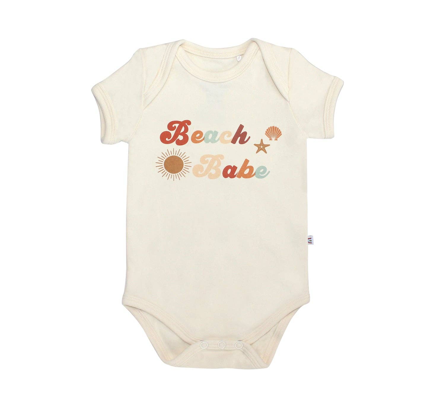 Emerson and Friends - Beach Babe Summer Cotton Baby Onesie Bodysuit