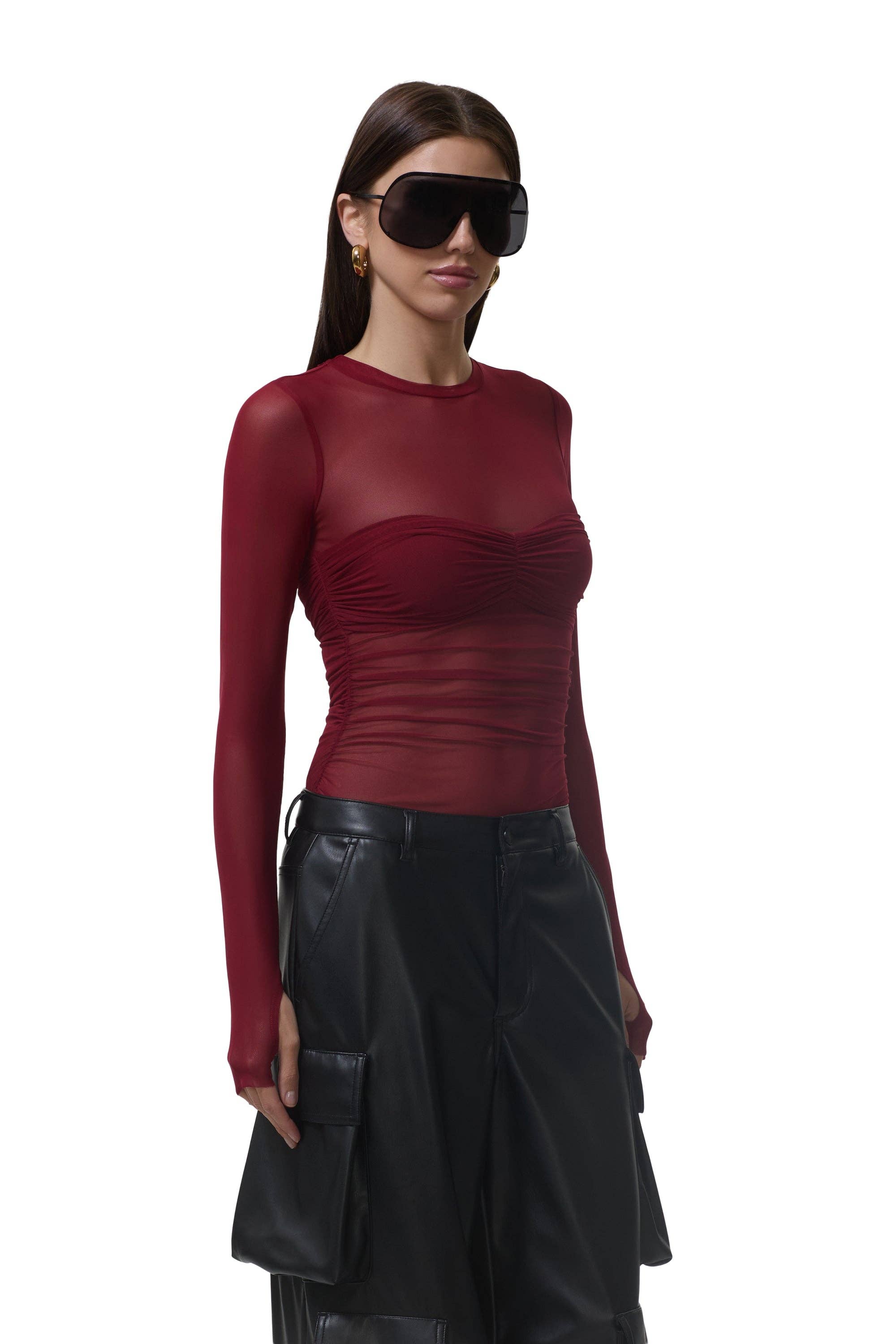 AFRM - Sandrine Top - Rhubarb