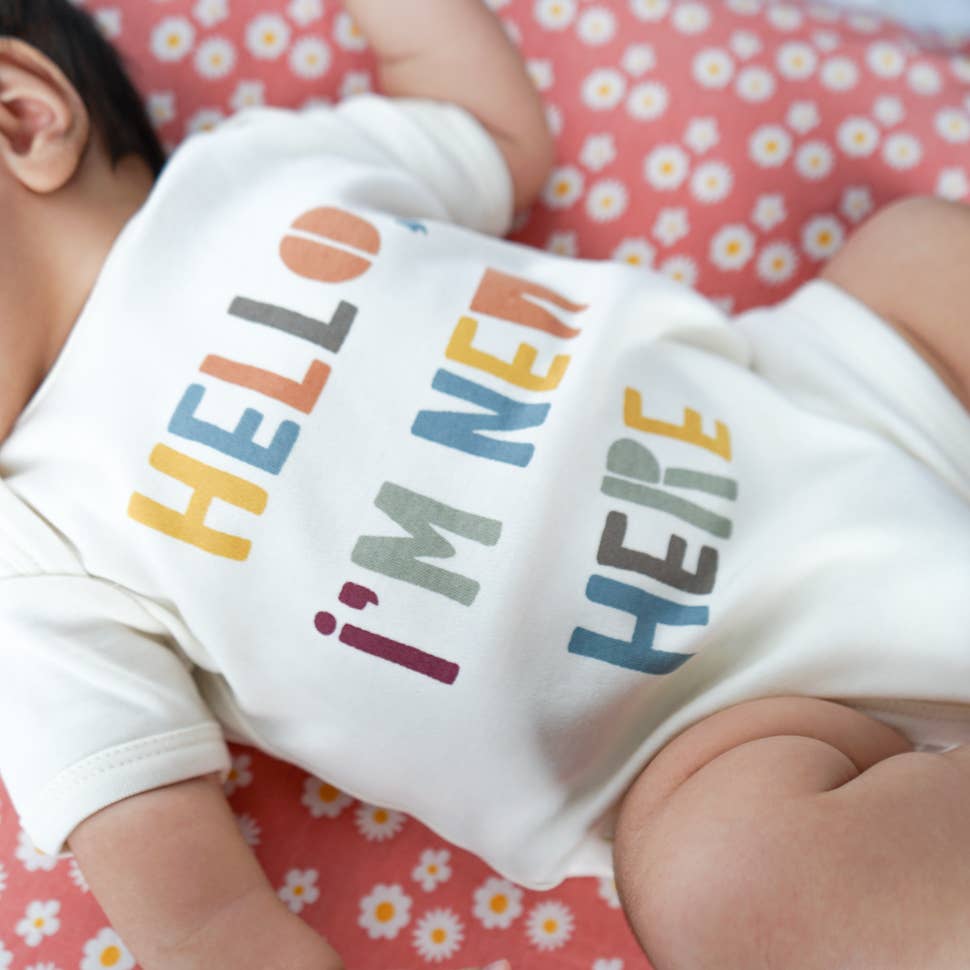 Hello I'm New Here Newborn Baby