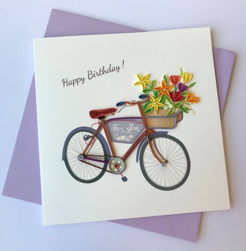 Poppin Cards and Gifts - Birthday Bike