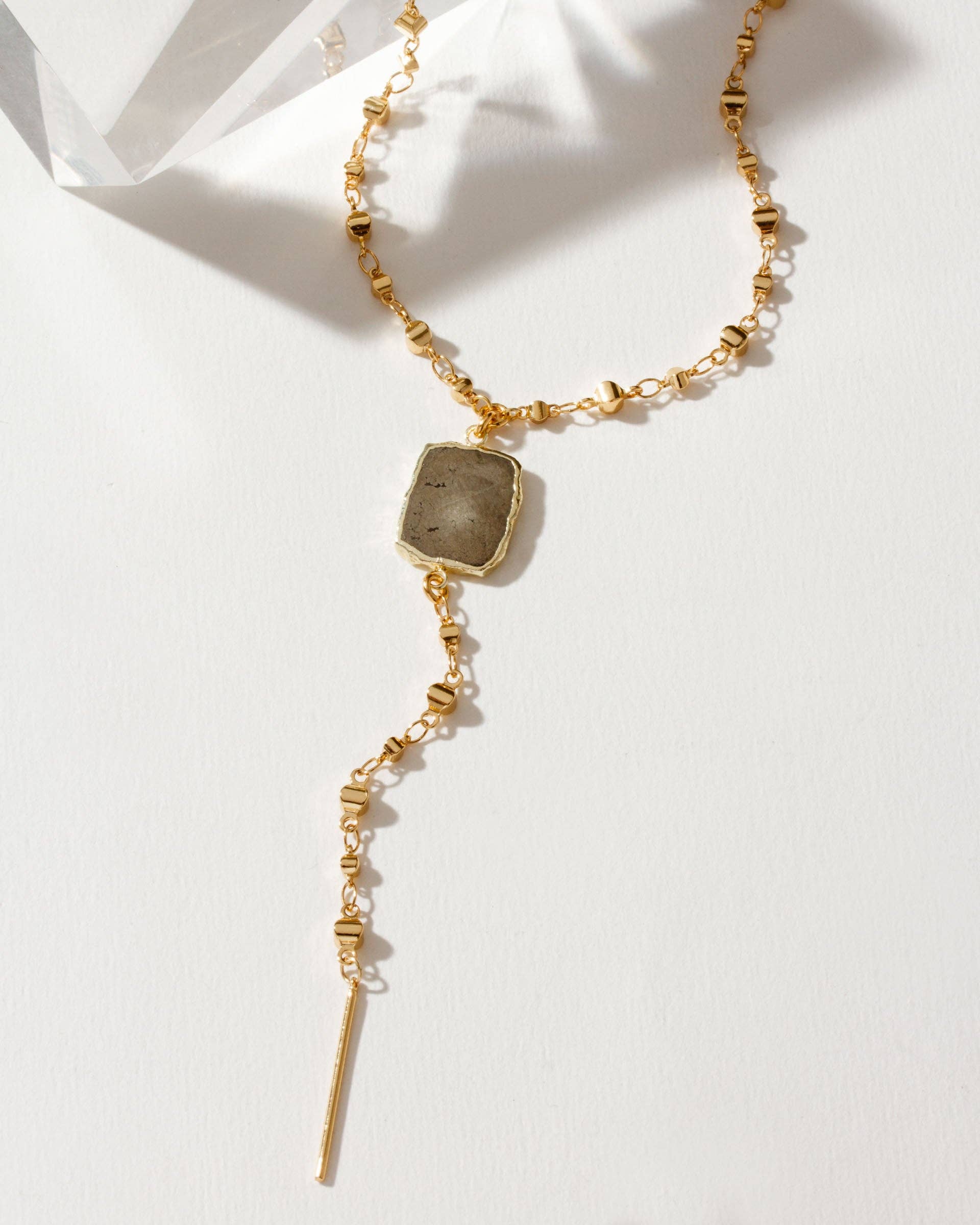 Luna Norte - Eterno Amore Gemma Lariat Necklace -