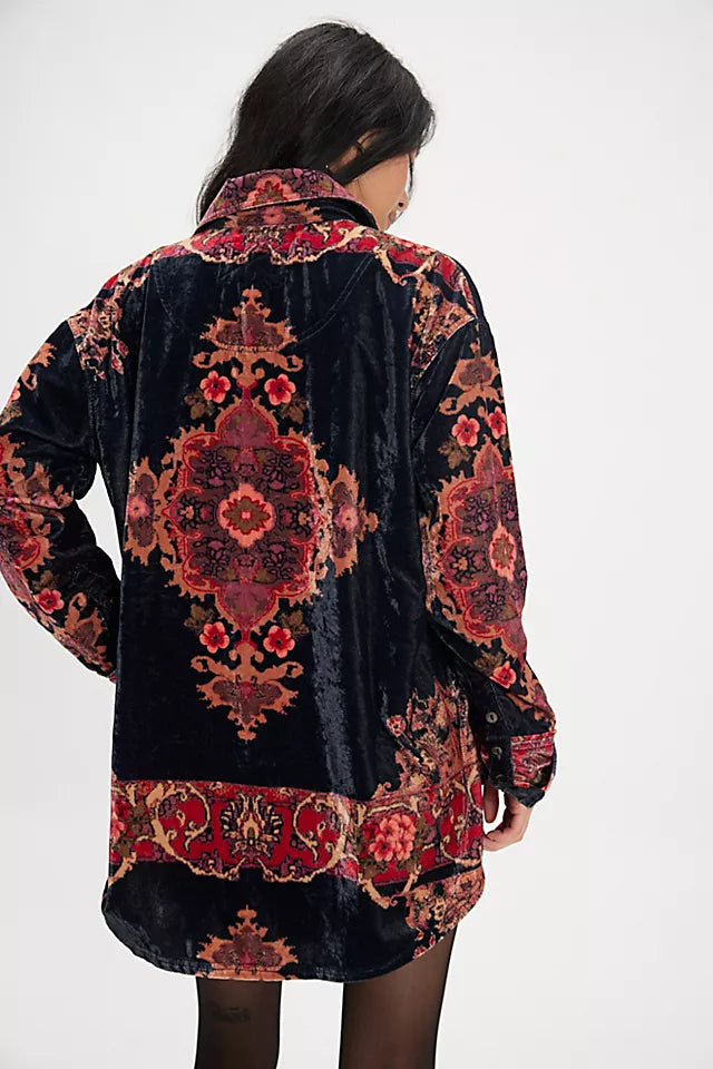 ONE NIGHT VELVET TOP / NIGHT OWL COMBO