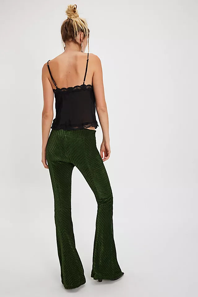 Penny Pull-On Velvet Pants
