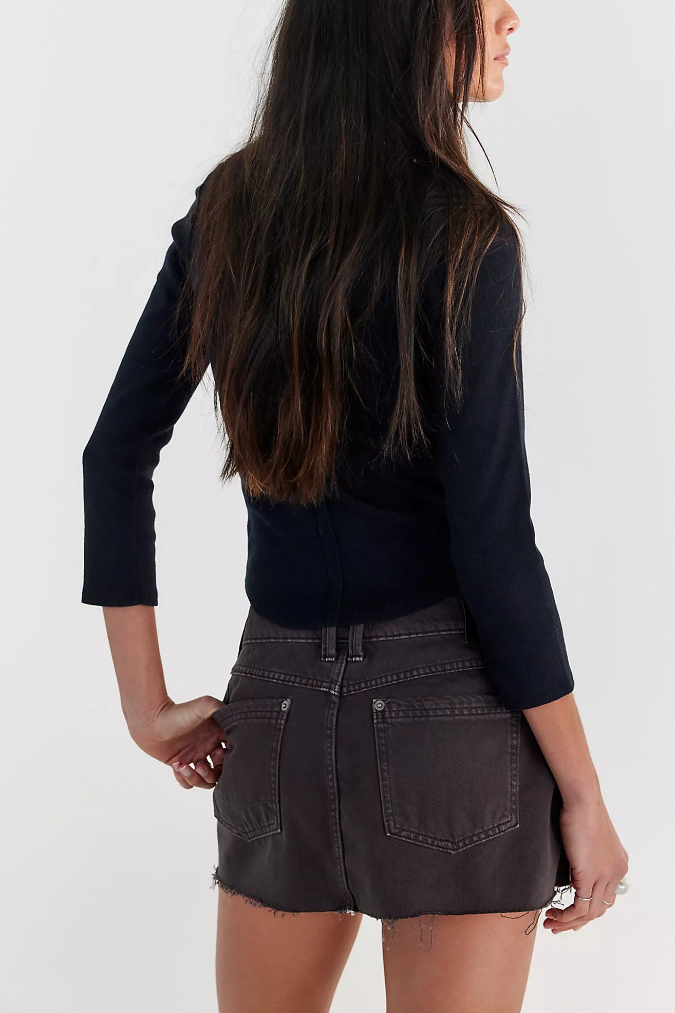 LAINEY LOW RISE MINI SKIRT