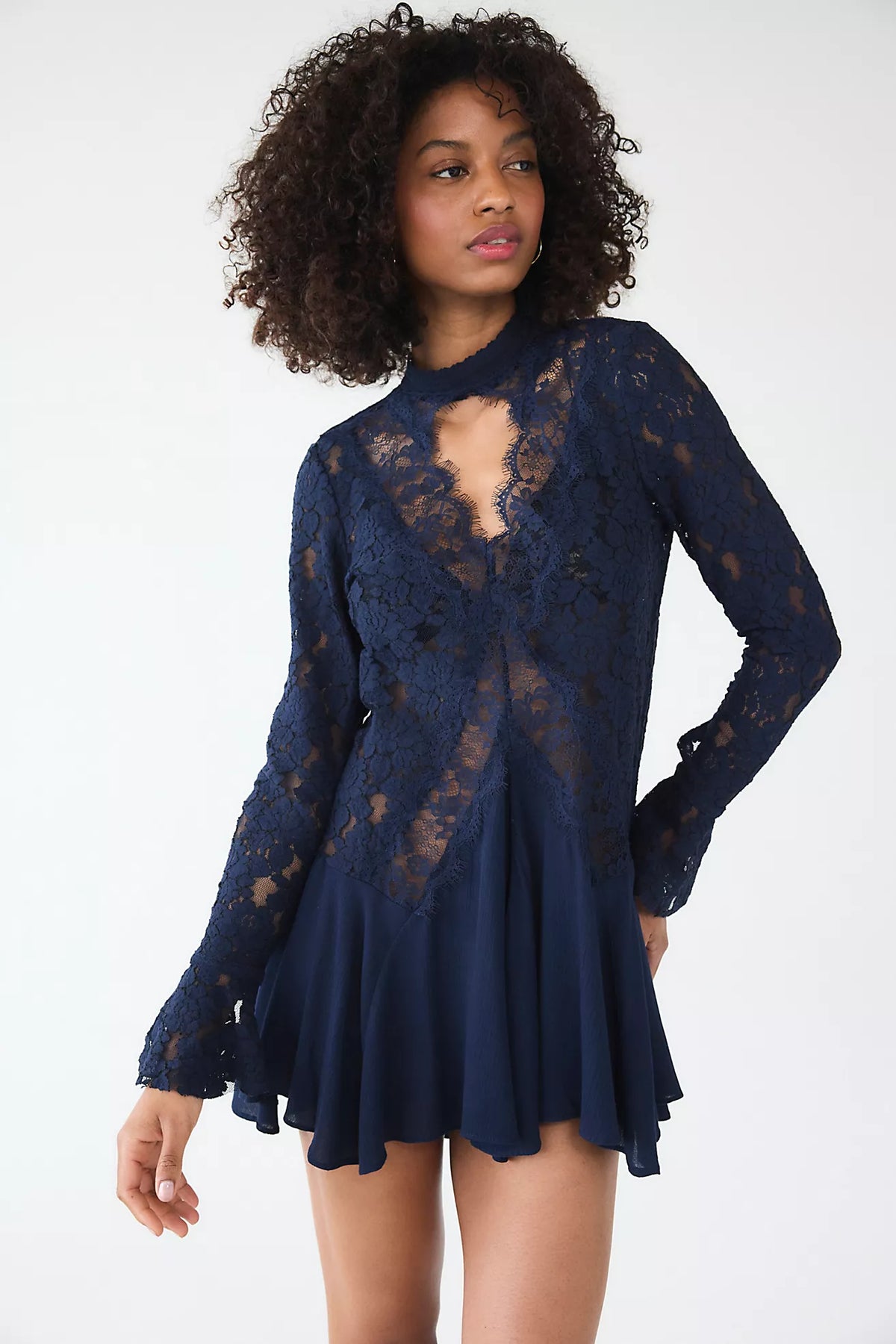 FIRST CRUSH LACE TUNIC / IVORY