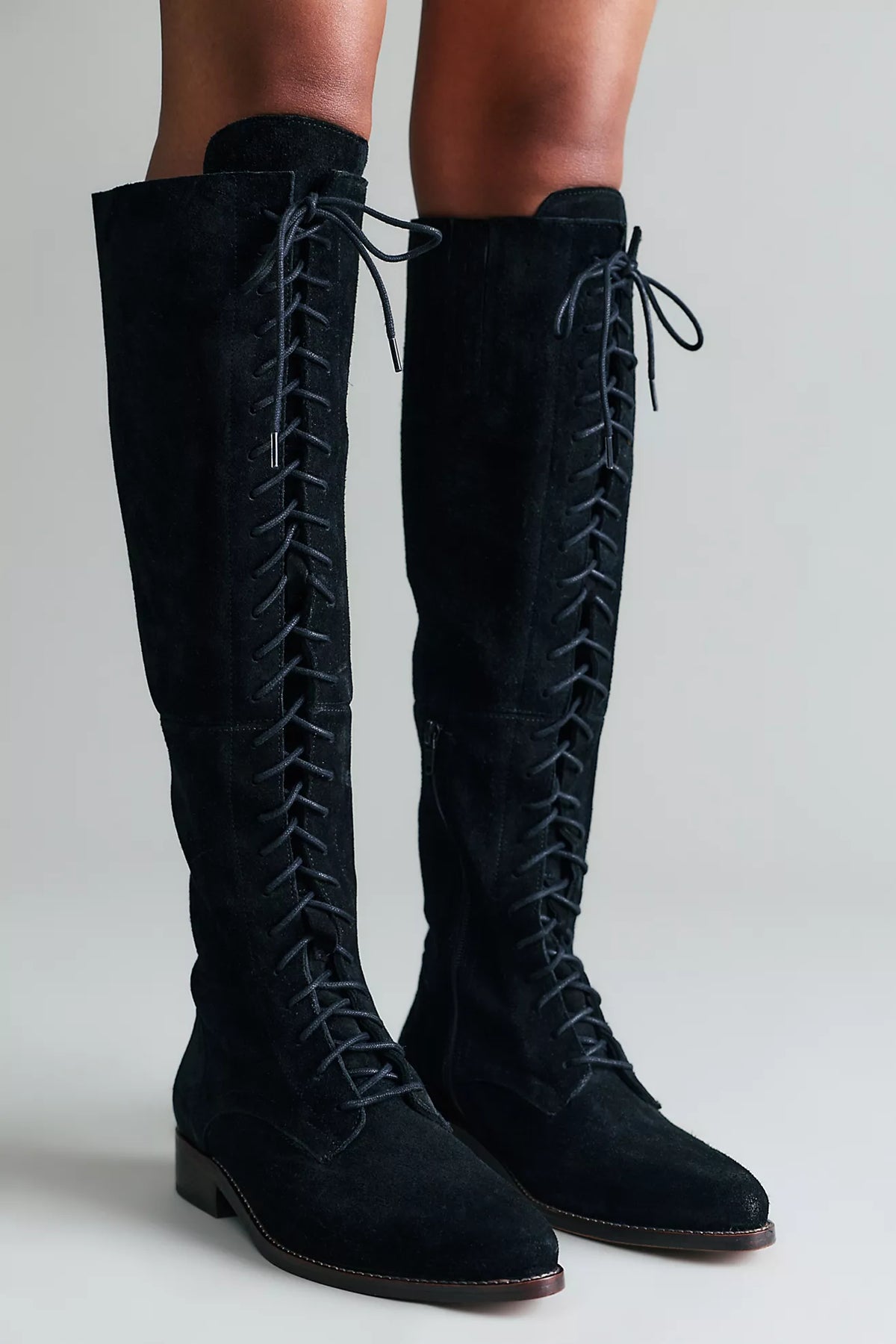 Davey Over-The-Knee Lace-Up Boots