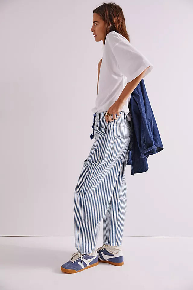We The Free Moxie Pull-On Barrel Jeans