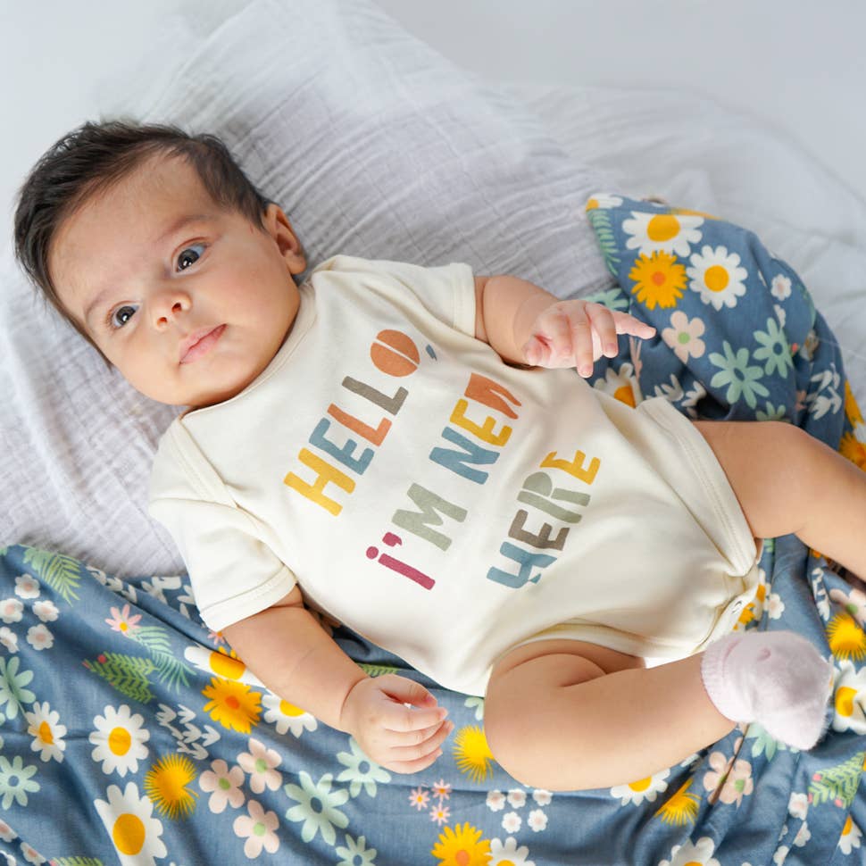 Hello I'm New Here Newborn Baby