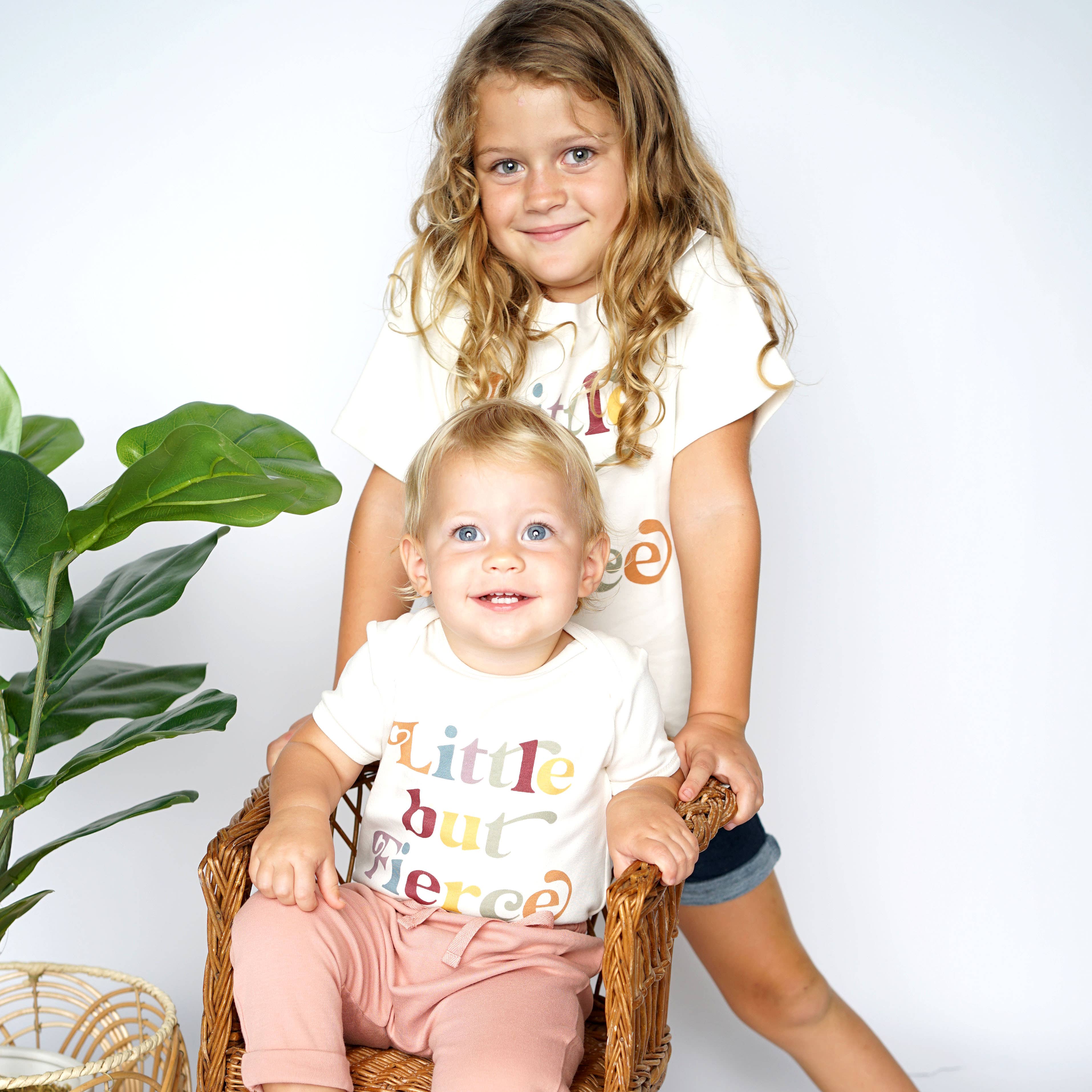 Emerson and Friends - Little but Fierce Cotton Baby Onesie