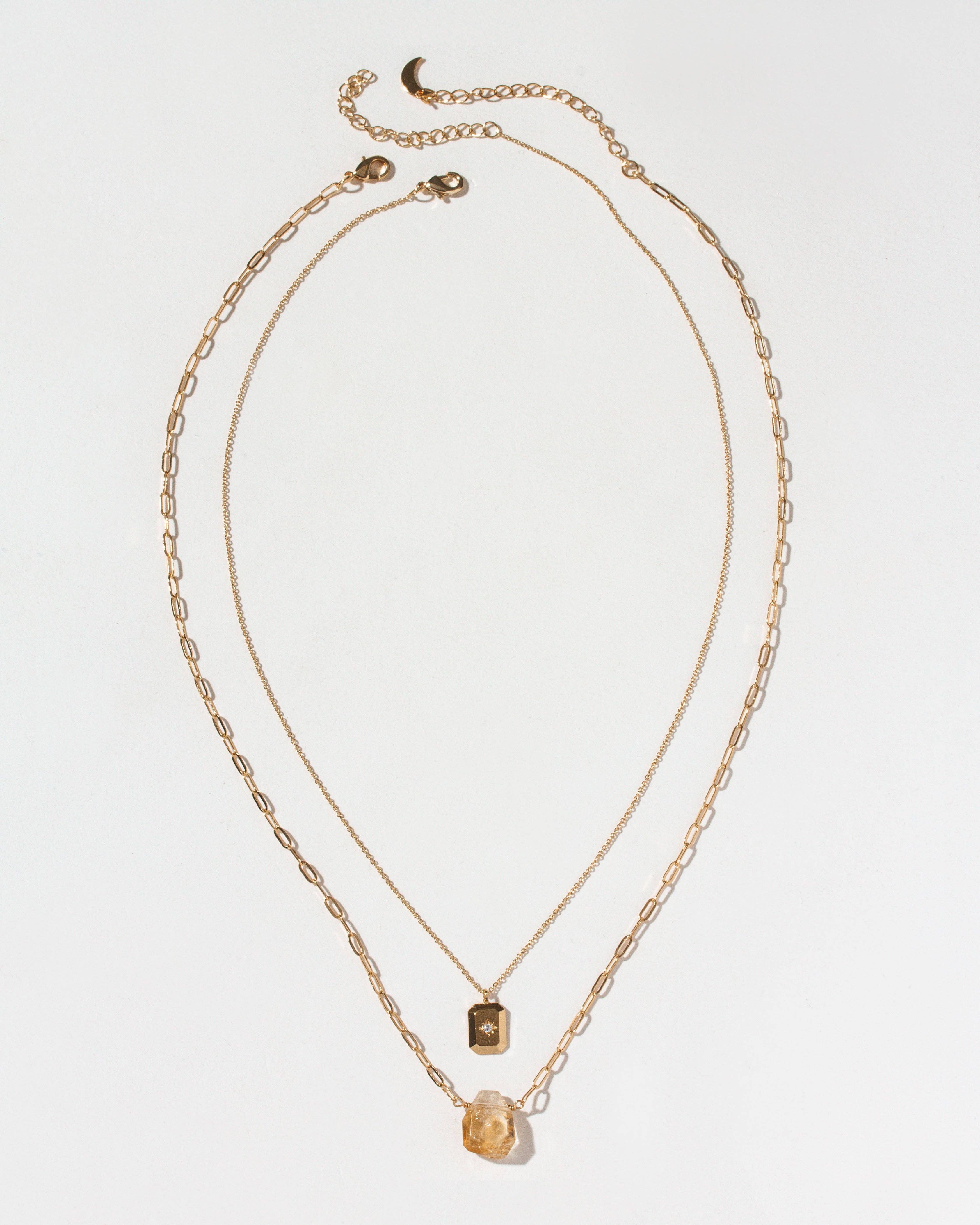 Luna Norte - Golden Horizon Layered Necklace Set