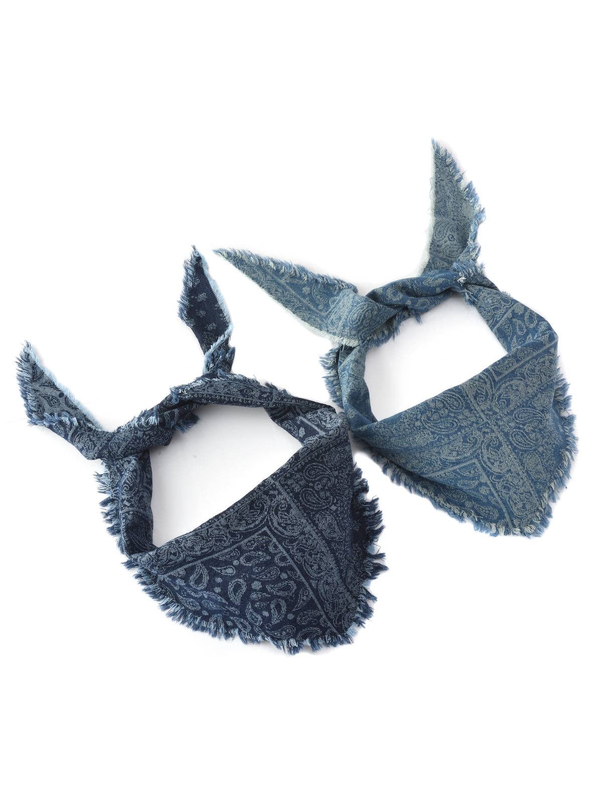 Funkyrel® Atzbranding Limited - Scarvii - Unisex Vintage Frayed Triangle Scarf