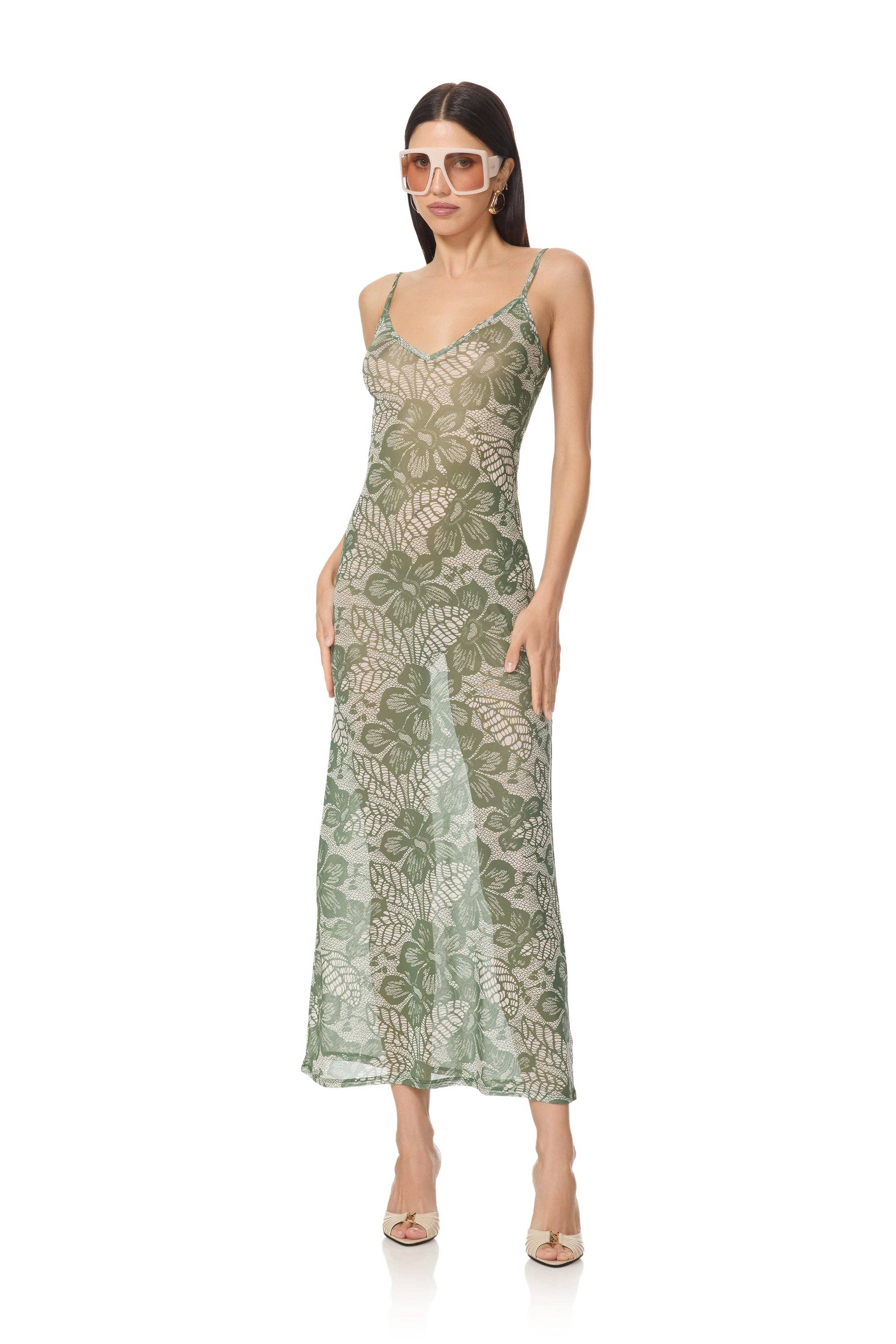 AFRM - Paola Dress - Layered Roses