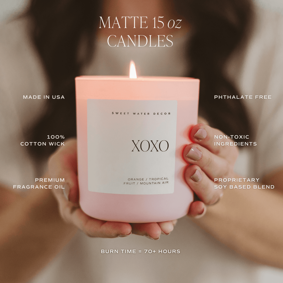 Sweet Water Decor - Girl Mama 15 oz Soy Candle, Matte Jar - Mother's Day