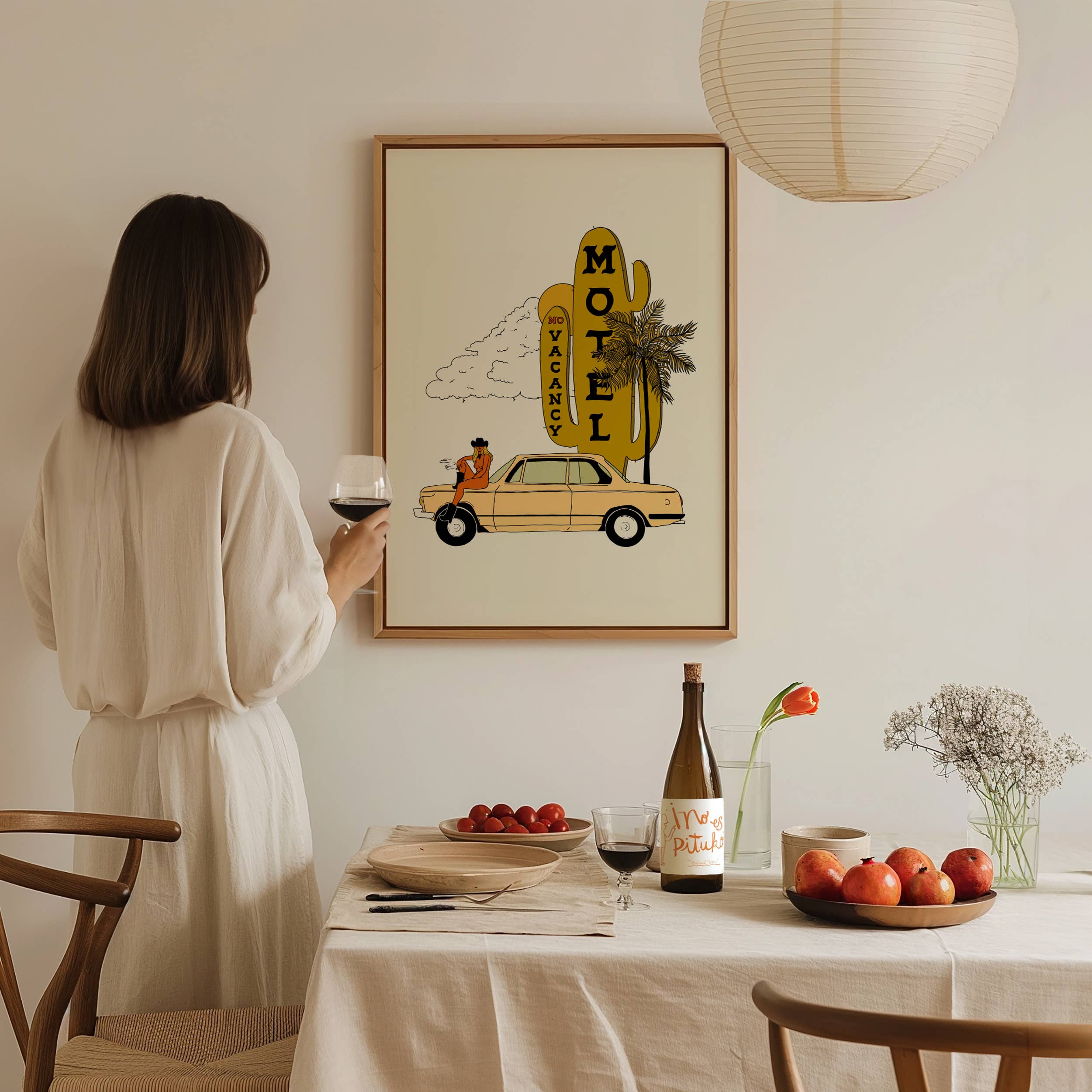 Tumbleweed Design Studio - No Vacancy Western Art Print