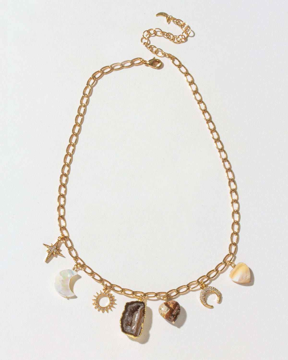 Luna Norte - Jasper Sky Charm Necklace