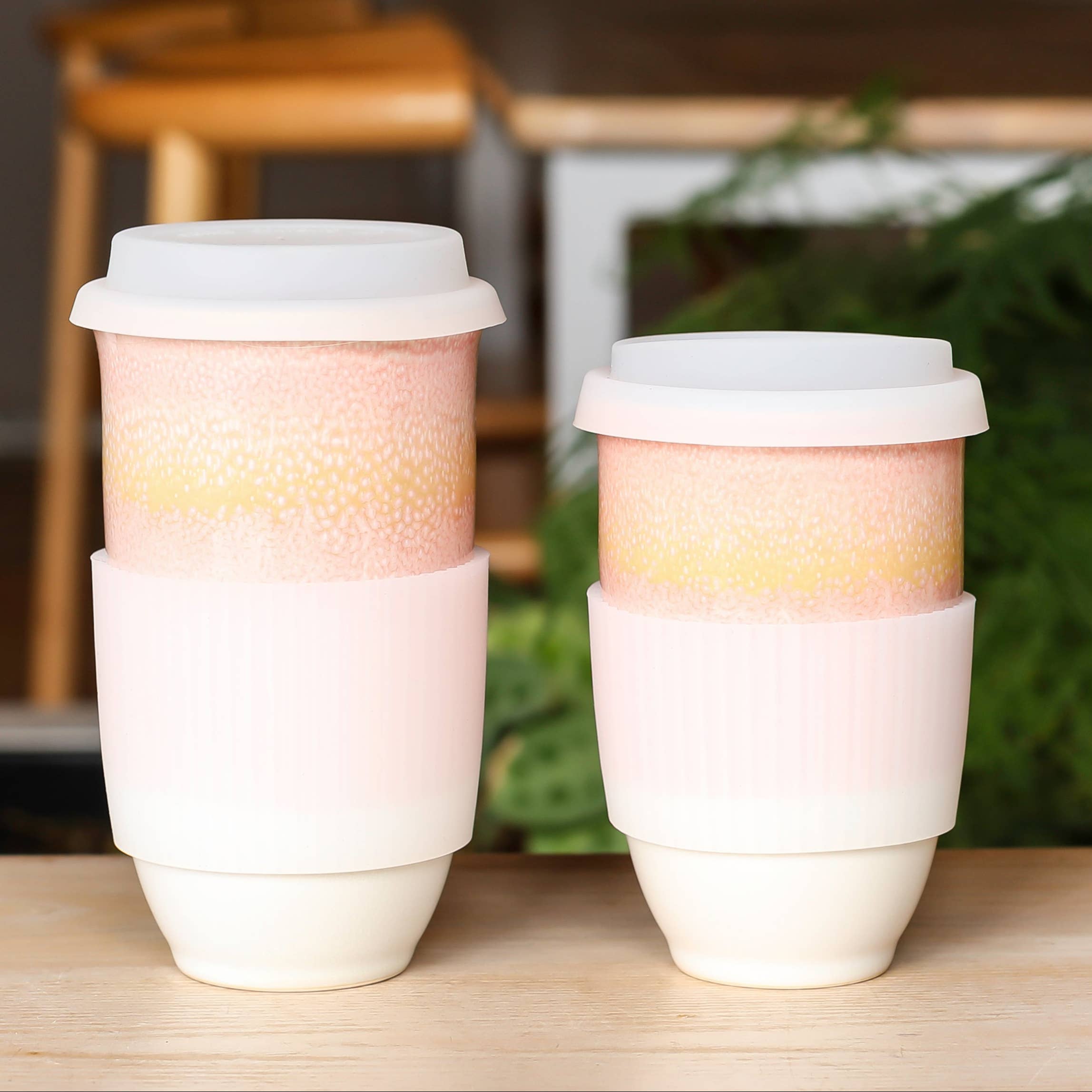 Nova Ceramics Travel Mugs - Afterglow 12oz Ceramic Travel Mug – Reusable & Giftable