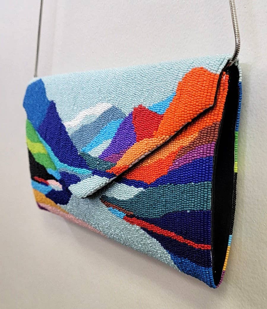 Ricki designs - A BEADED BAG EVEREST CLUTCH