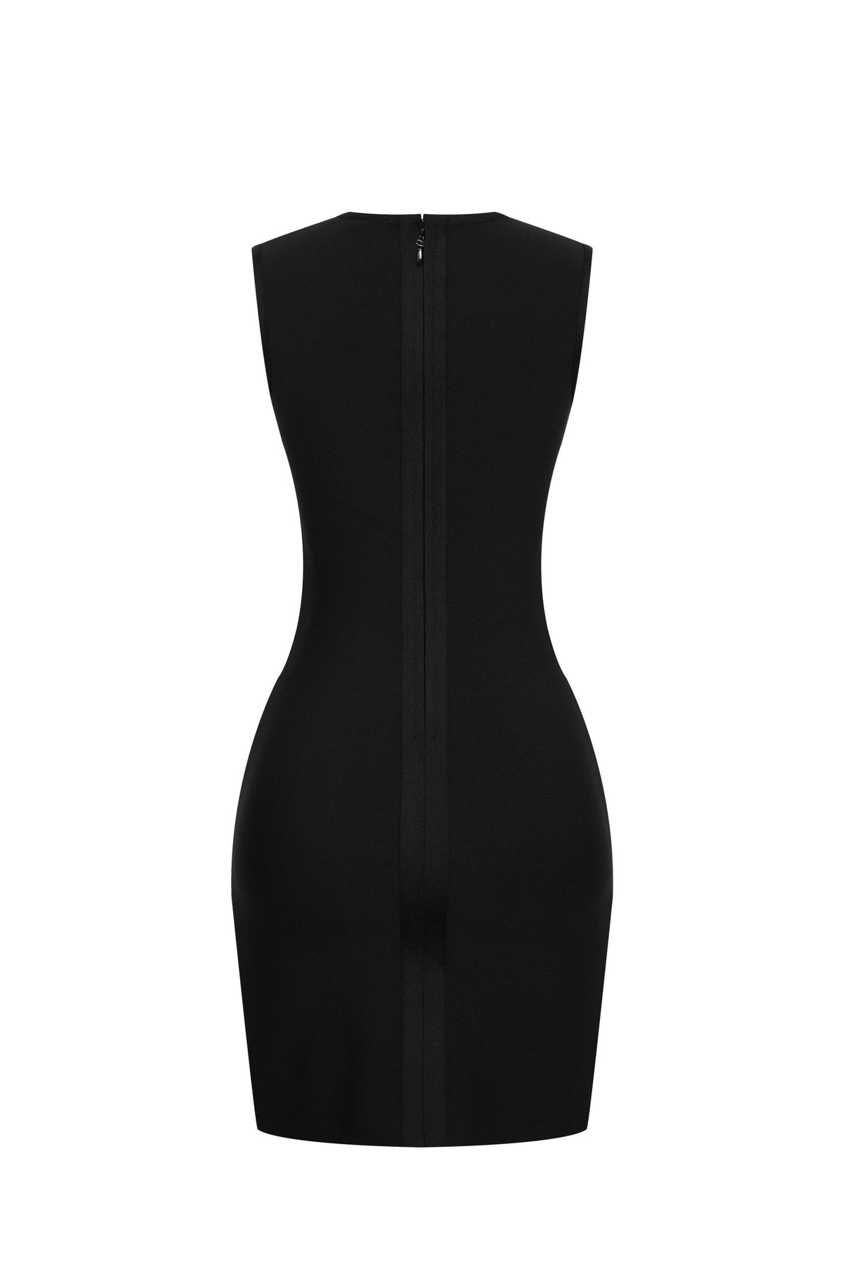 RIVIR - Empire Belted Bandage Mini Dress