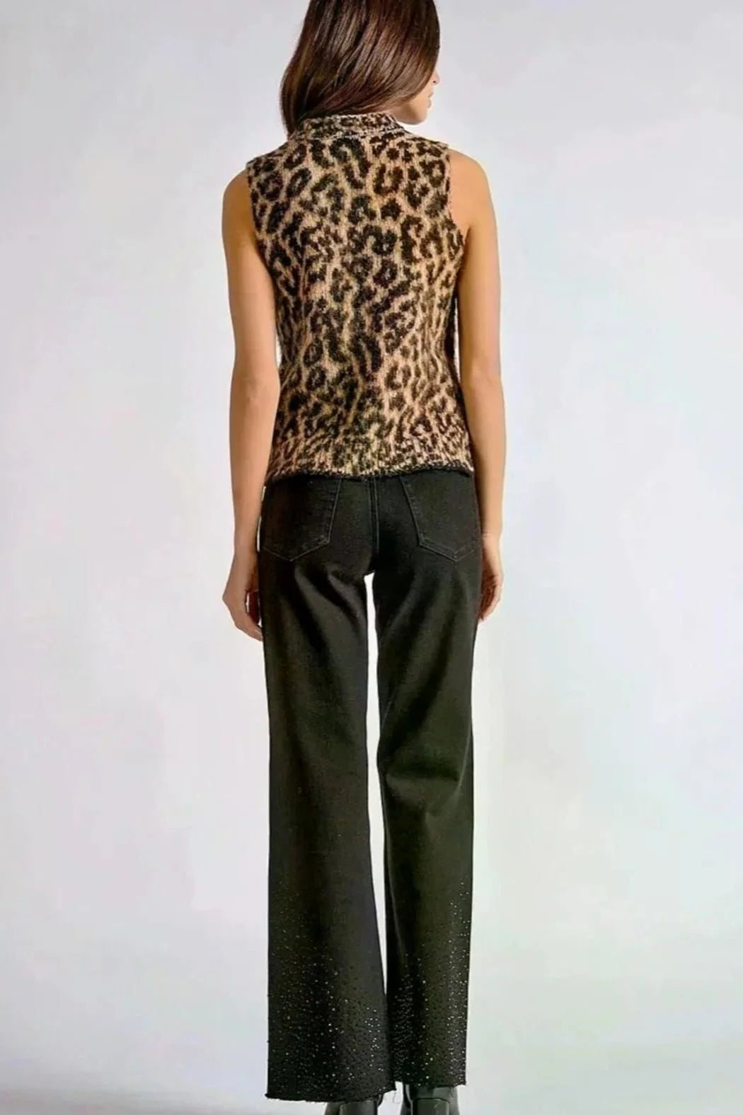 Bella Leopard Print Sweater